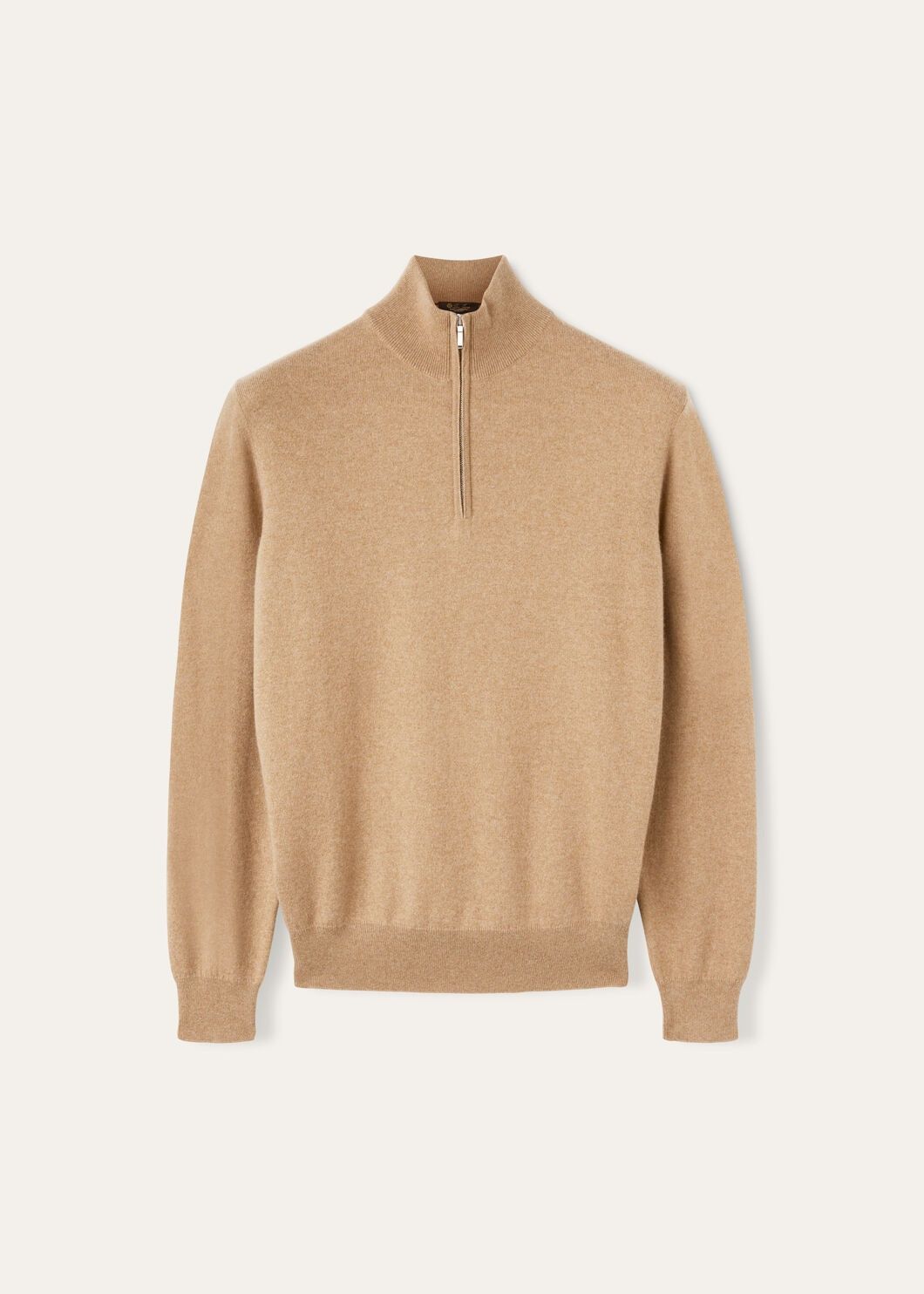 Loro Piana o1w1db10725 FAN1203 Classic Half-Zip Sweater in Brown Size US S / EU 44-46 / 1 - 1 Thumbnail
