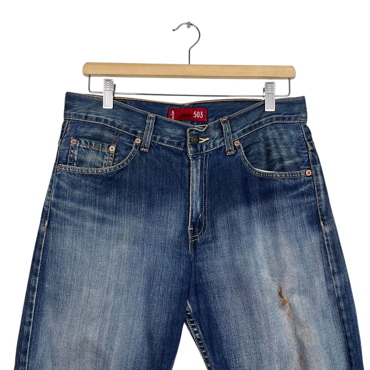 Levi's Vintage Levis Lot 503 Bootcut Denim Jeans Size US 30 / EU 46 - 2 Thumbnail