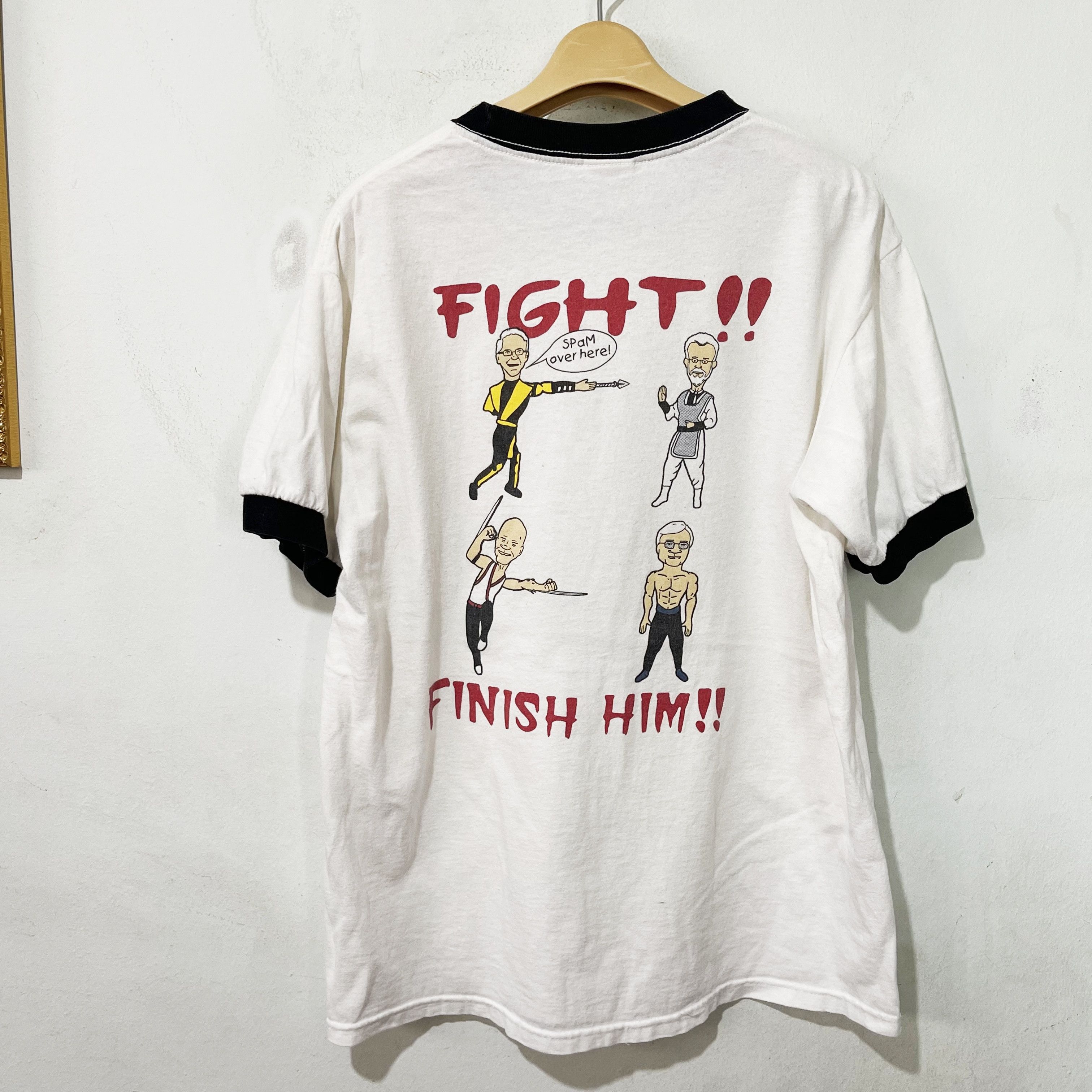 Vintage Vintage 2000s Martial Arts Ringer Tee Size US M / EU 48-50 / 2 - 3 Thumbnail