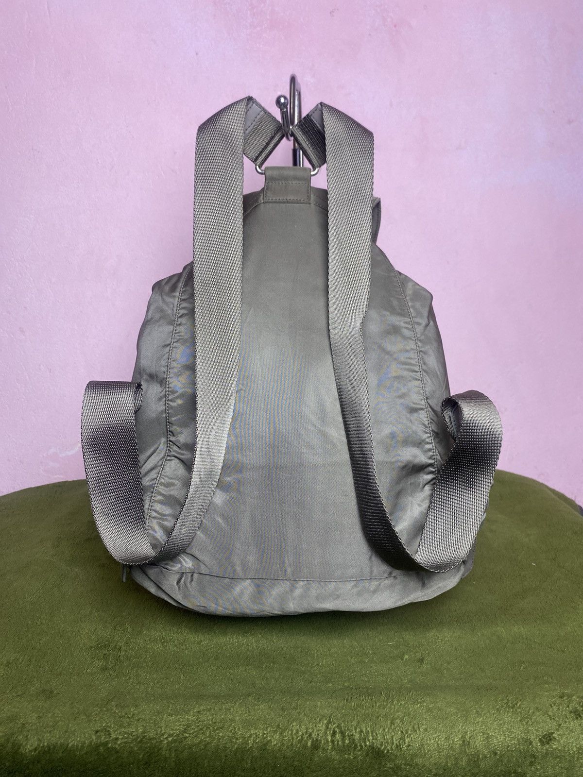Prada Prada Tessuto Olive Green Nylon Backpack Size ONE SIZE - 16 Thumbnail