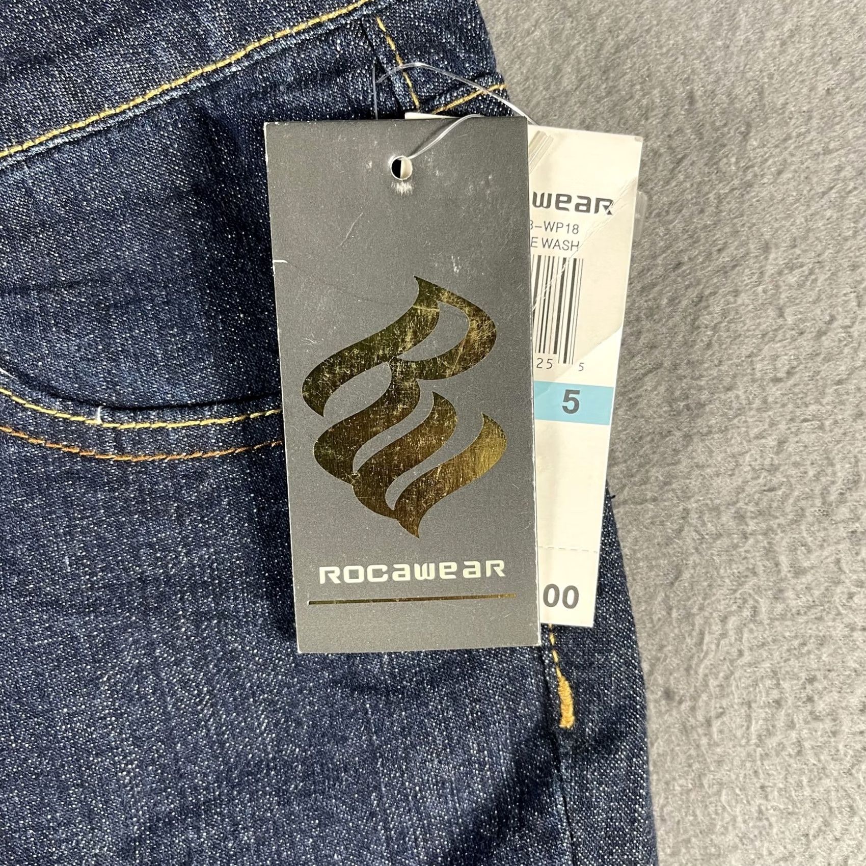 Rocawear Rocawear Jeans Womens 5 Blue Rinse Wash Straight Leg Stretch Denim Purple Back Size 27" / US 4 / IT 40 - 6 Thumbnail