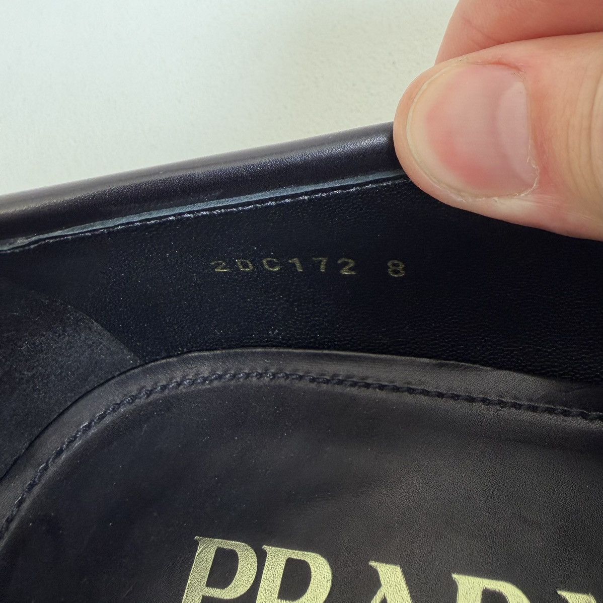 Prada Black Leather ‘Low Profile’ Loafers Size US 9 / EU 42 - 9 Thumbnail