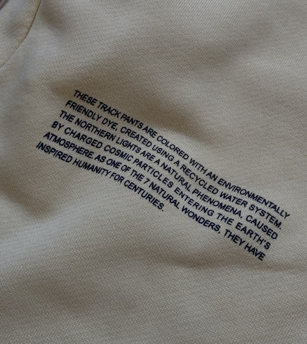 Pangaia Pangaia XS Organic Cotton Track Pants Cream Size 26" / US 2 / IT 38 - 5 Thumbnail