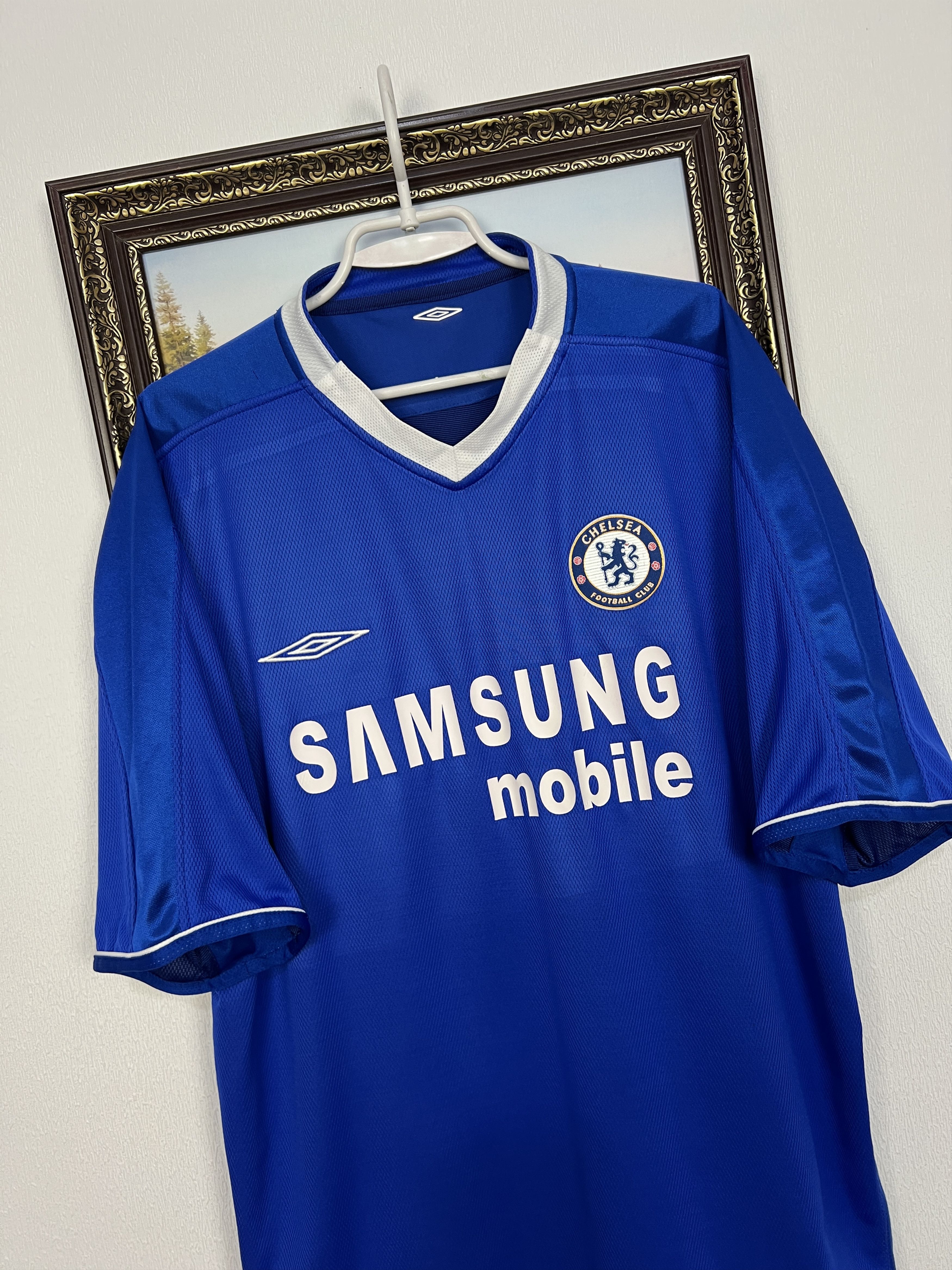Umbro Chelsea Special football shirt 2005 Soccer Umbro Blue Jersey Size US XL / EU 56 / 4 - 4 Thumbnail