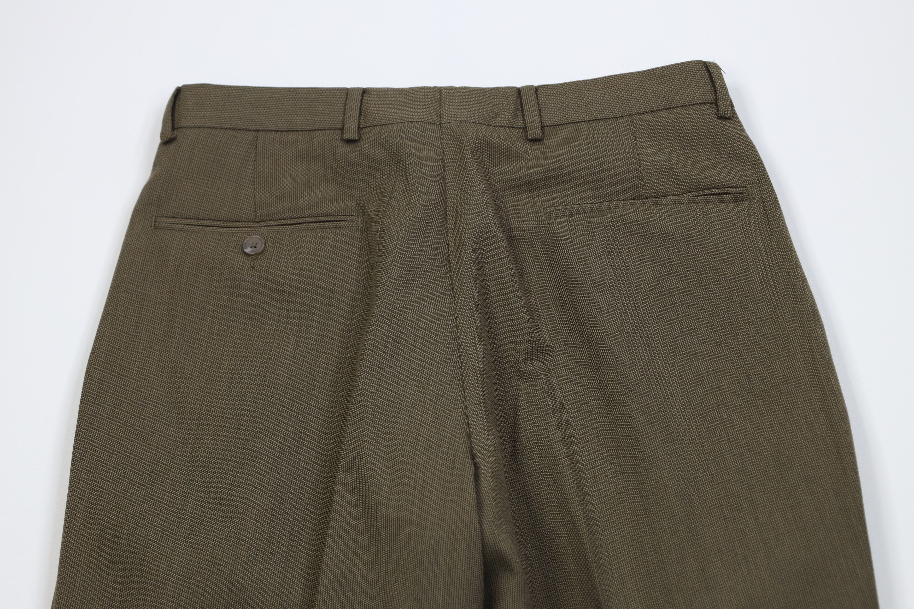 Vintage Vintage 90s Streetwear Knit Wide Leg Chino Pants Striped Size US 32 / EU 48 - 10 Thumbnail