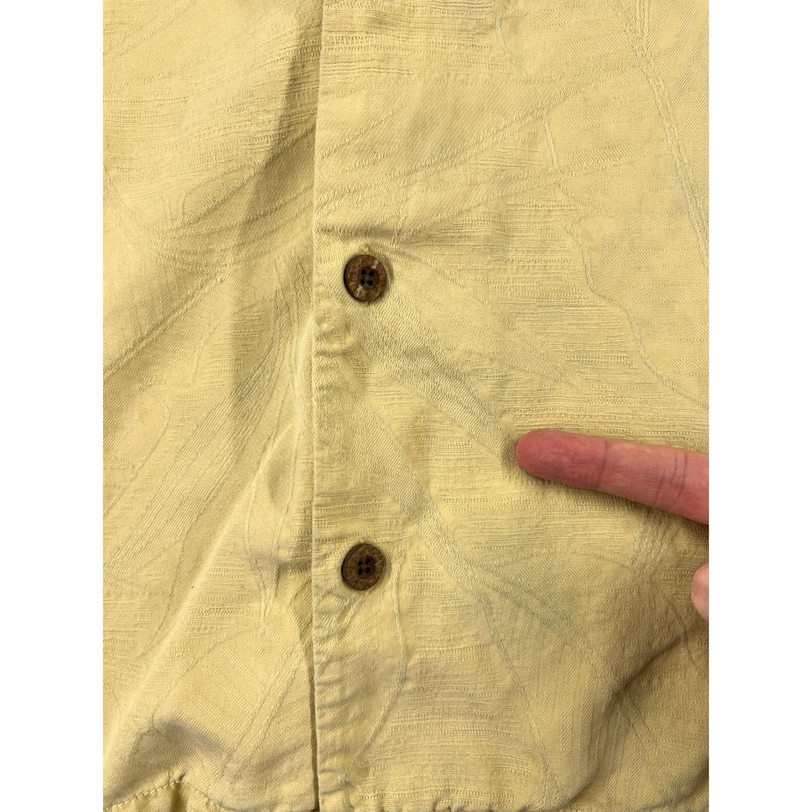 Tommy Bahama Tommy Bahama Shirt Men Large Yellow Bird Paradise Silk Button Up Hawaiian Camp Shirt Mens Regular L Yellow Aloha Beach Vacation Resort Size US L / EU 52-54 / 3 - 3 Thumbnail