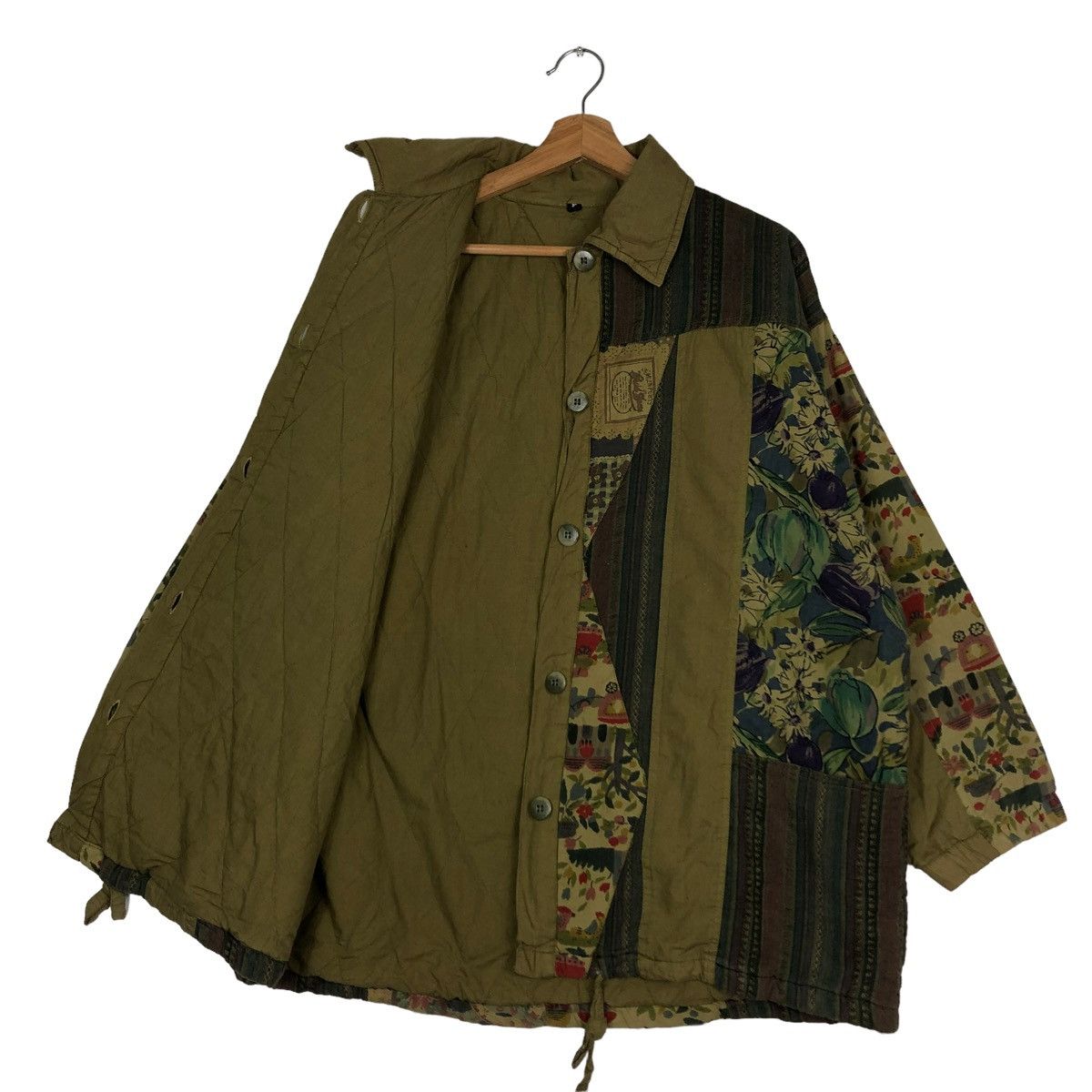 Japanese Brand × Vintage 🔥VINTAGE BUTTON JACKET OVERSIZED JAPAN INSPIRE KAPITAL Size US M / EU 48-50 / 2 - 11 Thumbnail