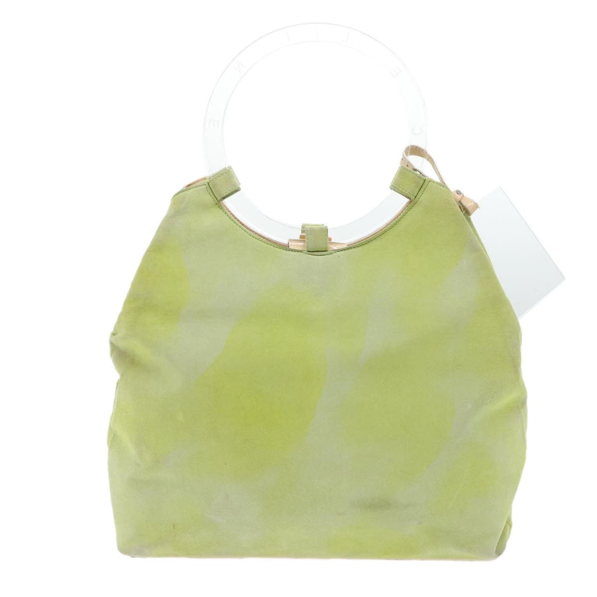 Celine CELINE Hand Bag Suede Green Size ONE SIZE - 2 Thumbnail