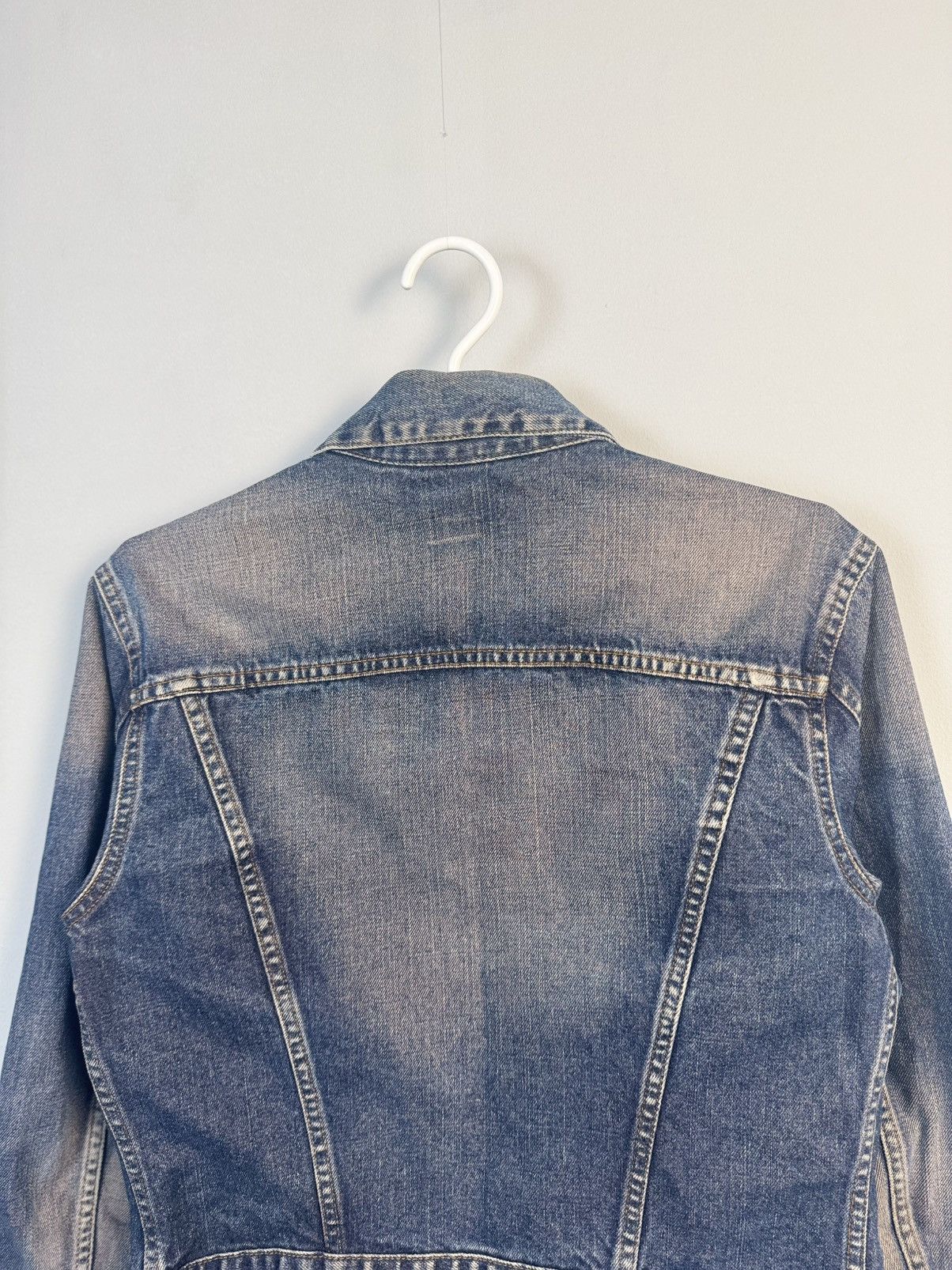 Diesel × Japanese Brand × Vintage Vintage Diesel 90s y2k denim Faded jacket Size M / US 6-8 / IT 42-44 - 13 Thumbnail
