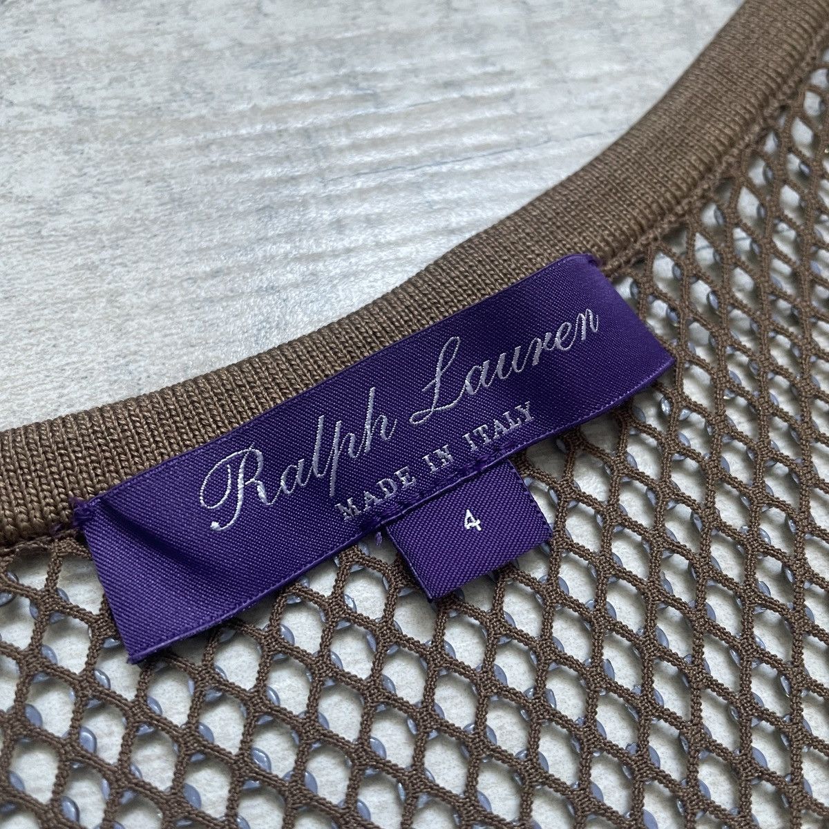 Ralph Lauren Purple Label RRP 3000 $ Ralph Lauren PURPLE Label Melony Embellished Mesh Size M / US 6-8 / IT 42-44 - 11 Thumbnail