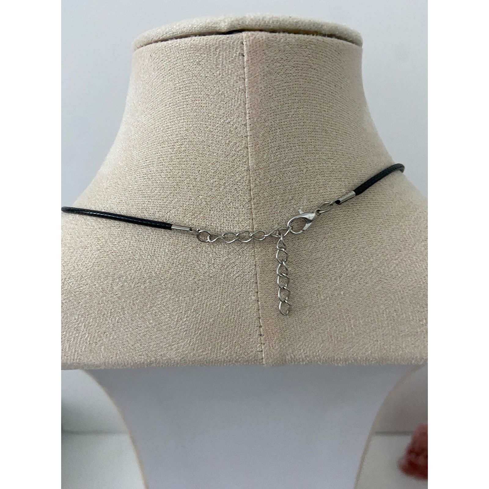 Handmade Gold tone puffed heart necklace Size ONE SIZE - 3 Thumbnail