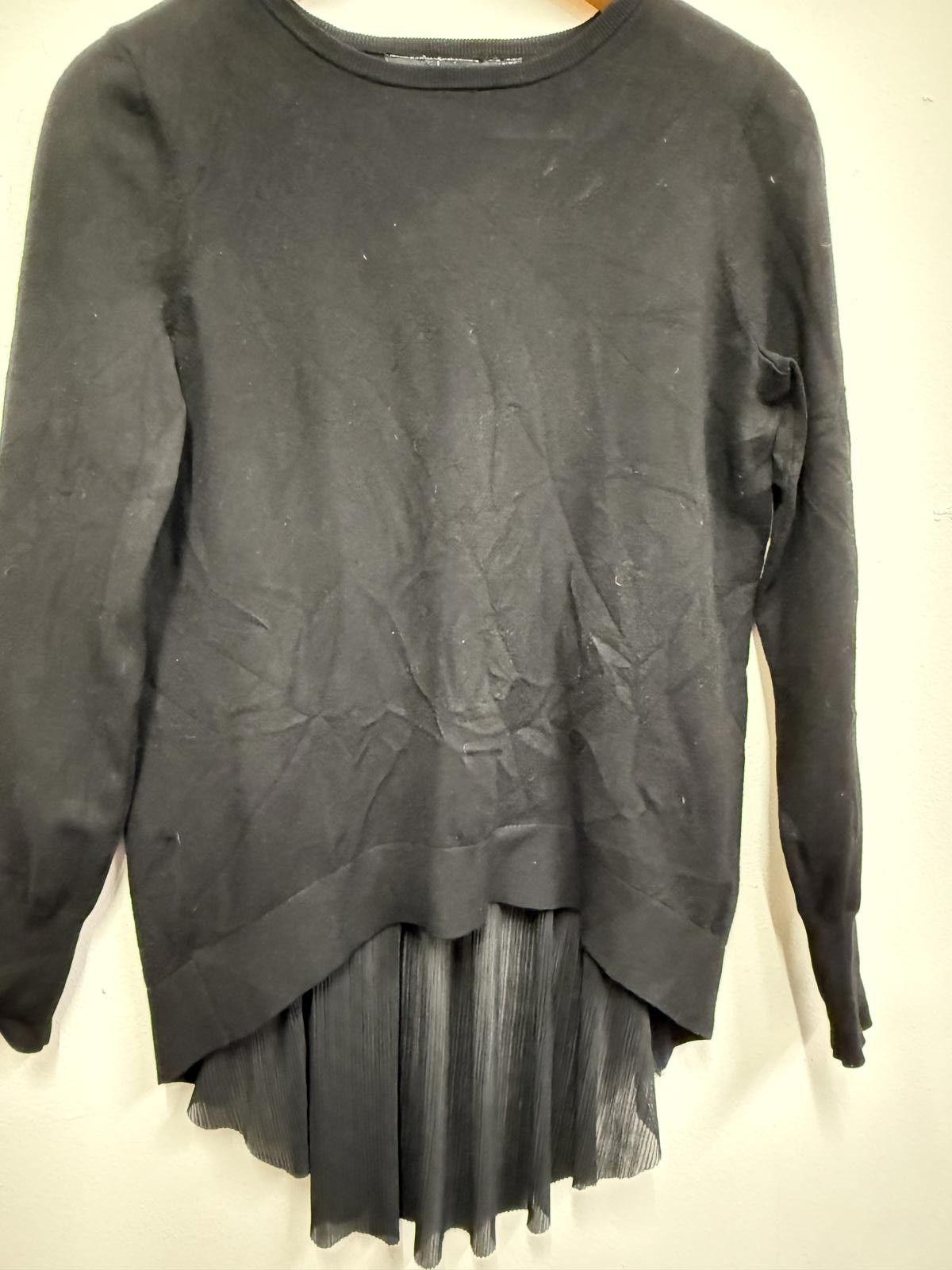 Other Karen Millen Black Women's Sweater with Pleated Back Detail Size S / US 4 / IT 40 - 3 Thumbnail