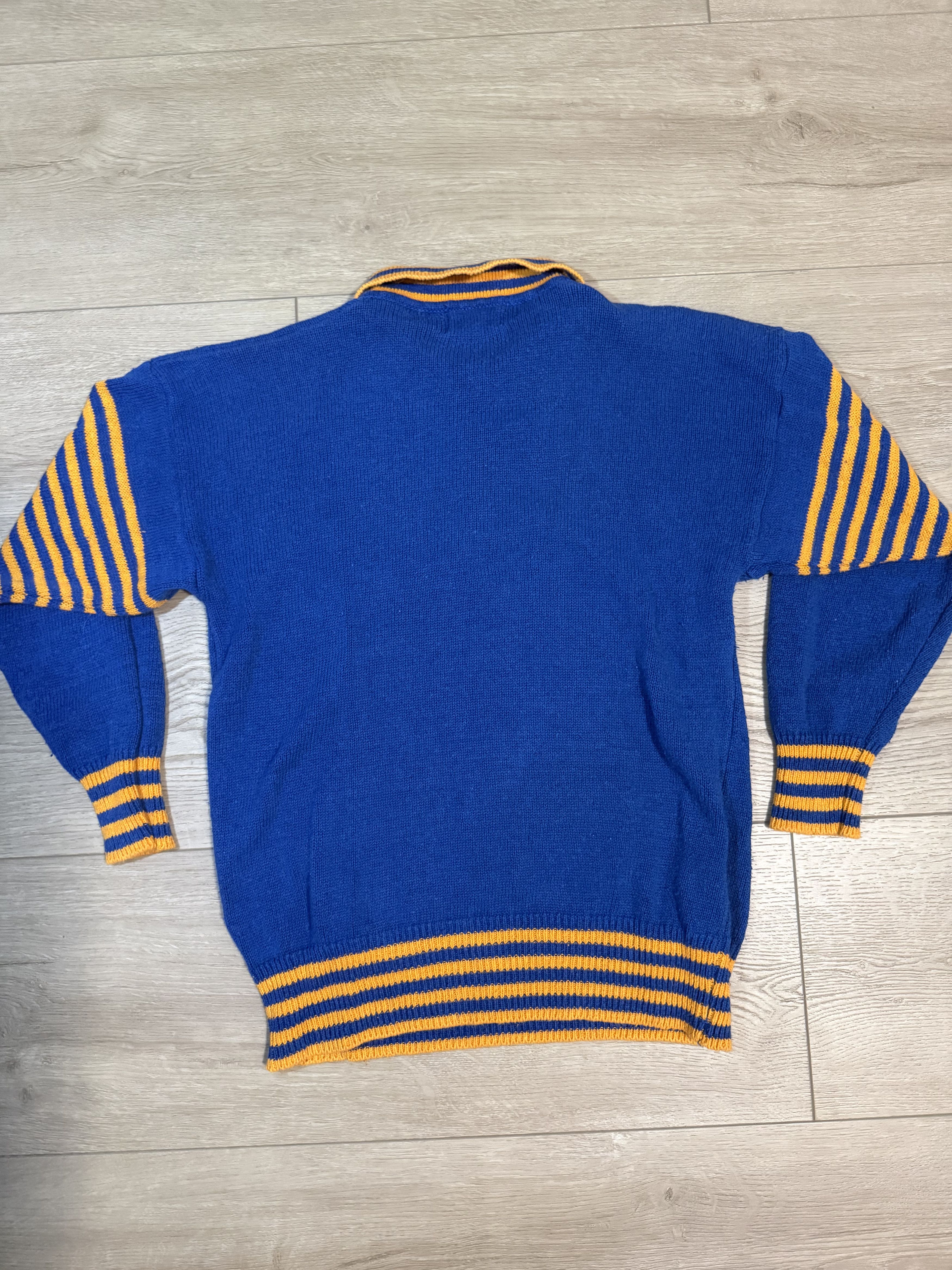 Coca Cola 1980s Coca Cola Rugby Striped Sweater Size US M / EU 48-50 / 2 - 4 Thumbnail