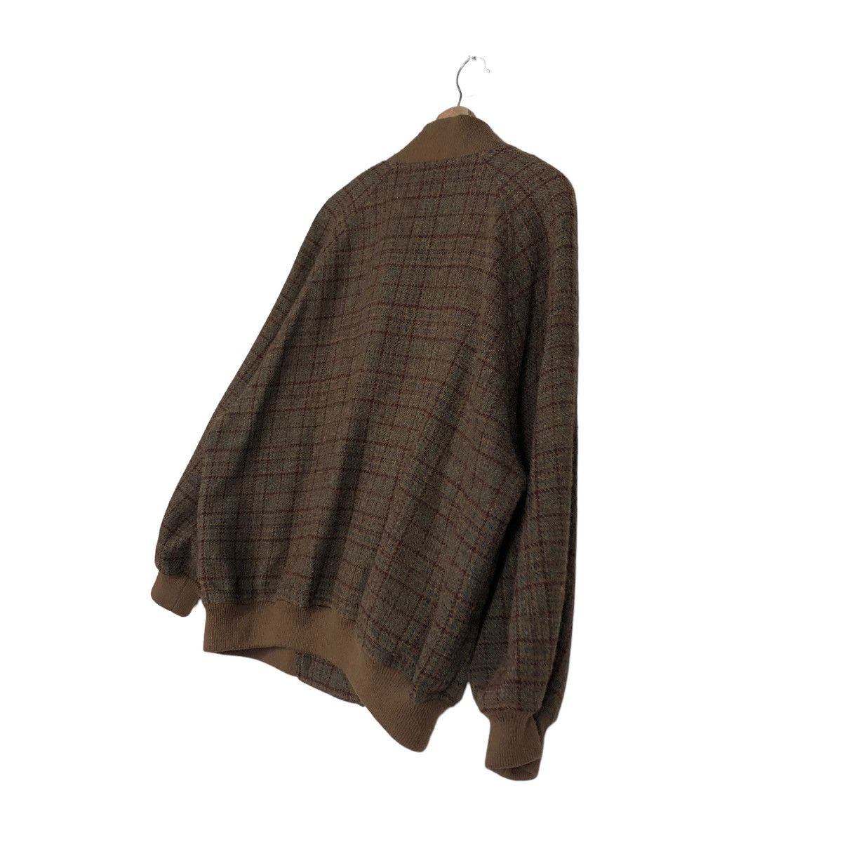 Jean Charles De Castelbajac 🔥VINTAGE WOOL HERRINGBONE BOMBER JACKET TARTAN DESIGN Size US M / EU 48-50 / 2 - 10 Thumbnail
