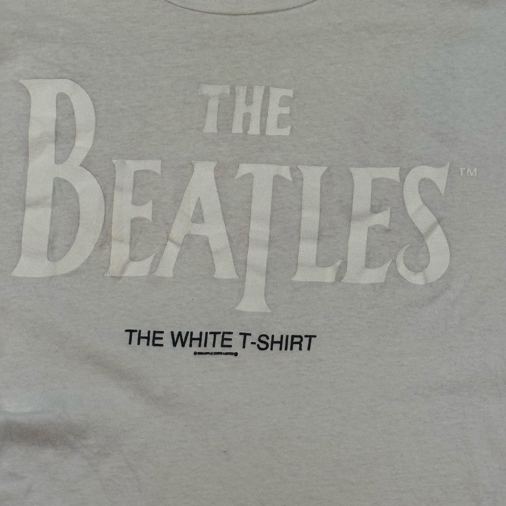 Japanese Brand The Beatles Men’s Small White Album Song Text T-Shirt Size US S / EU 44-46 / 1 - 3 Thumbnail