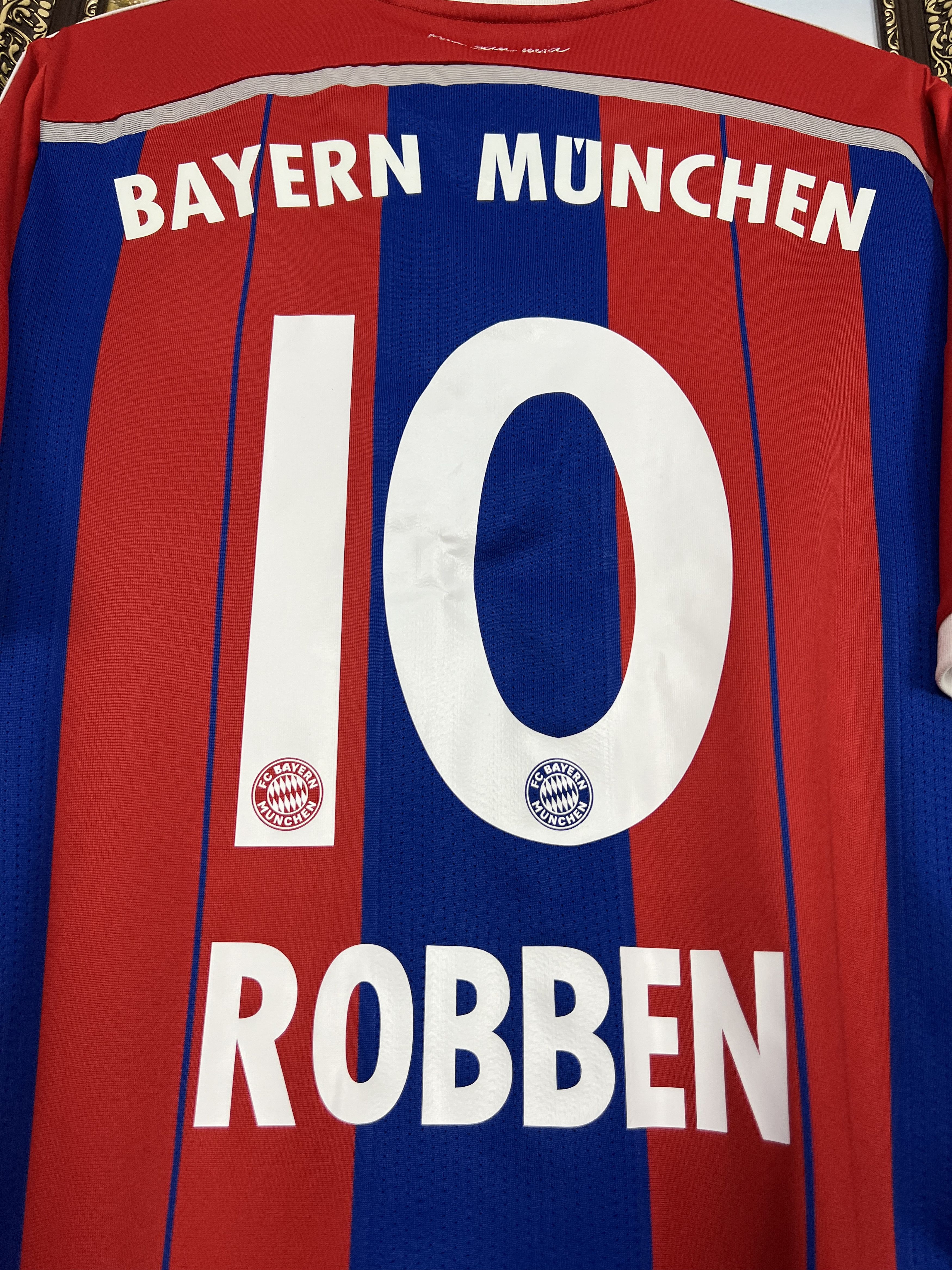 Adidas Bayern Munich Home football shirt 2014 Adidas #10 Robben Size US M / EU 48-50 / 2 - 2 Thumbnail