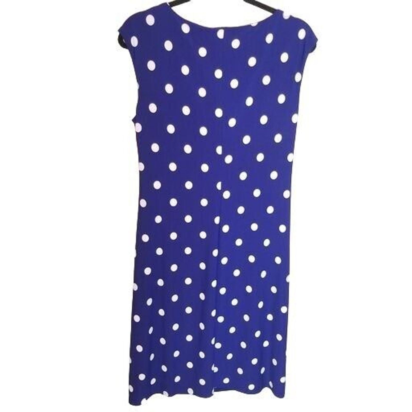 Lauren Ralph Lauren Lauren Ralph Lauren Womens Polka Dot Sheath Dress Size 14 Size XL / US 12-14 / IT 48-50 - 6 Thumbnail