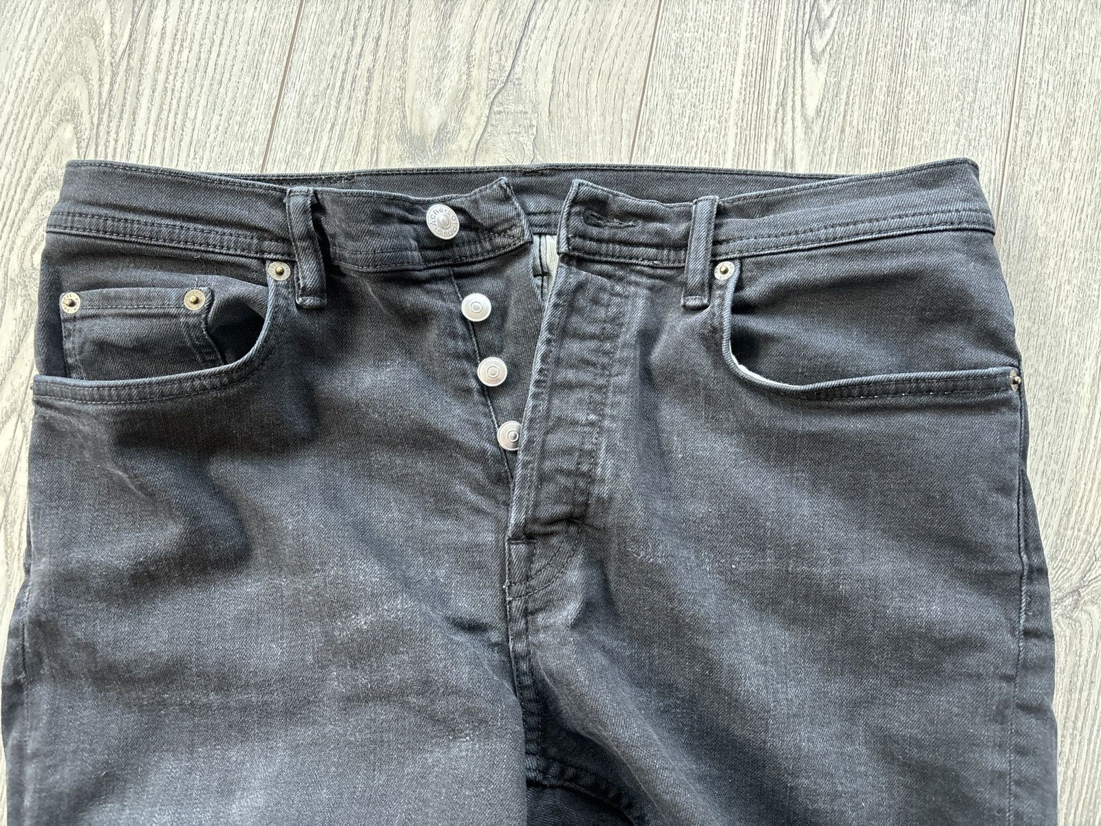 Acne Studios Acne Studios Rivers Used Black Size US 31 - 4 Thumbnail