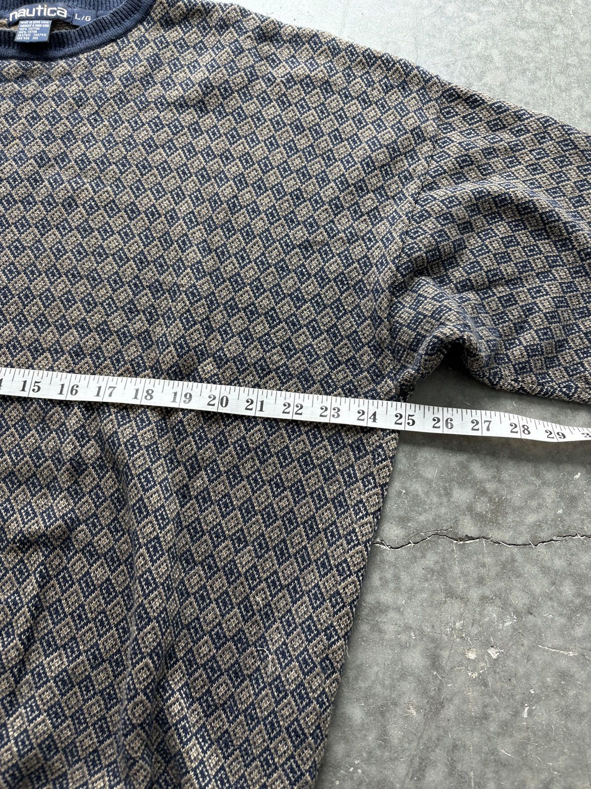Nautica Vintage 90s Nautica Sweater Boxy Fit Size US L / EU 52-54 / 3 - 5 Thumbnail