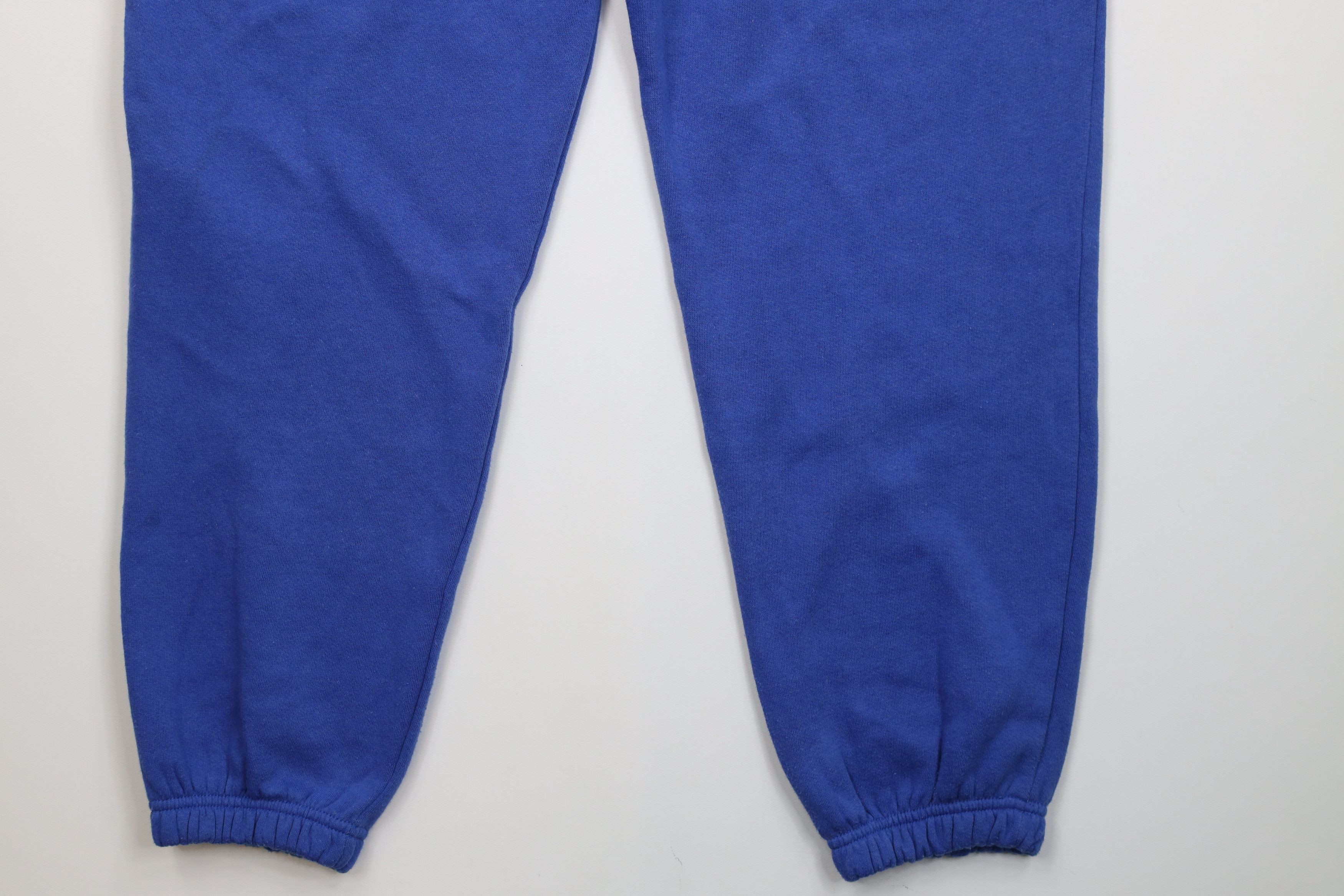 Express Vintage 90s Express Cuffed Sweatpants Joggers Royal Blue Size 29" - 5 Thumbnail