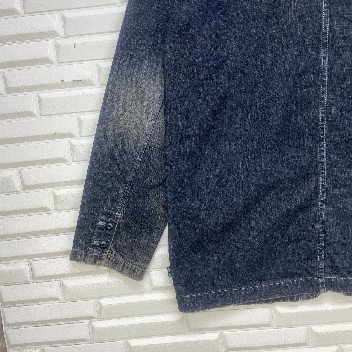 Japanese Brand Japanese Brand Dog House Union Made Distressed Denim Jacket Size US S / EU 44-46 / 1 - 15 Thumbnail