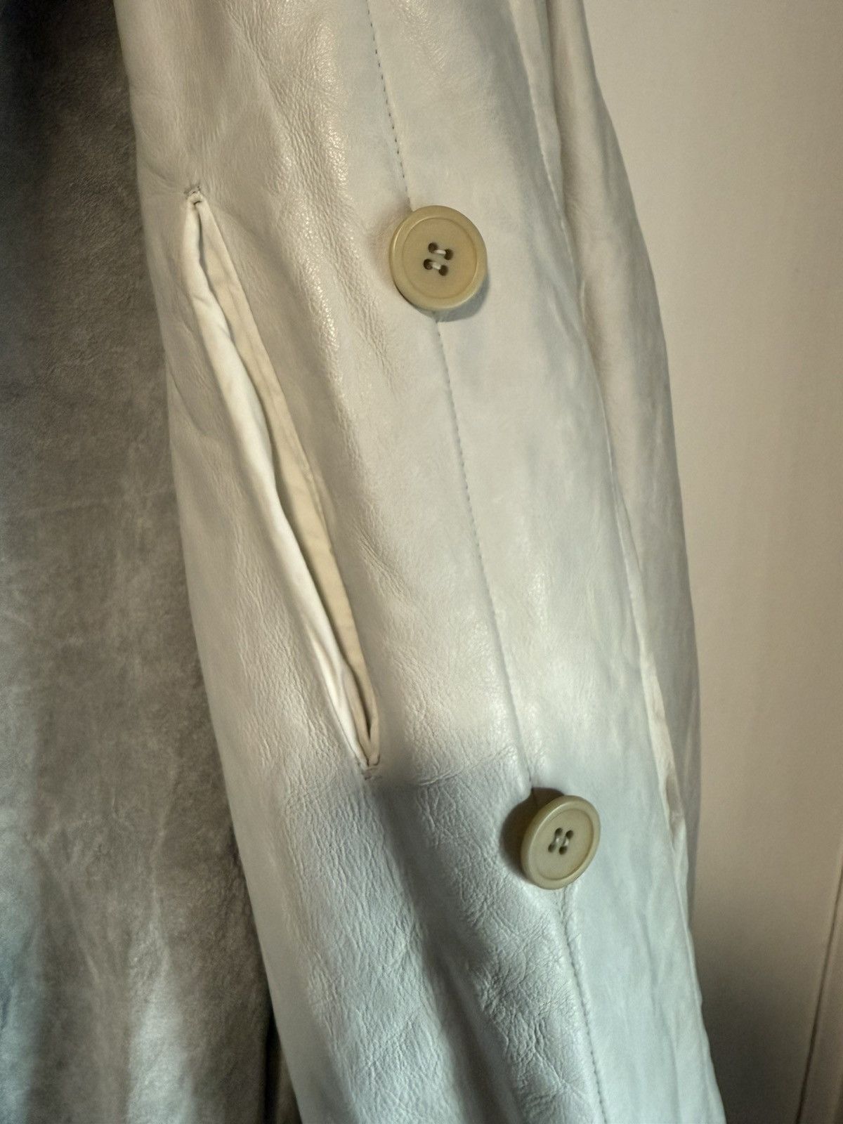 Carpe Diem Dirty white leather lab coat Size US S / EU 44-46 / 1 - 2 Thumbnail