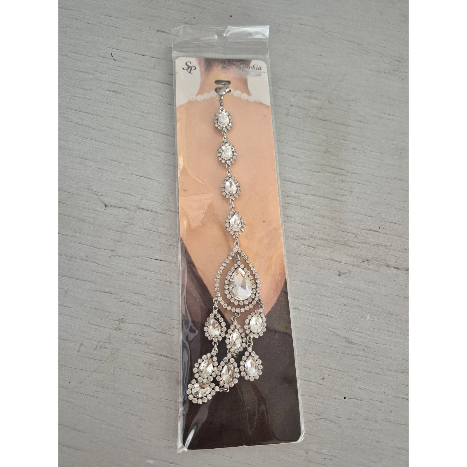 Other Rhinestone Medallion Back Necklace Extender Size ONE SIZE - 1 Thumbnail