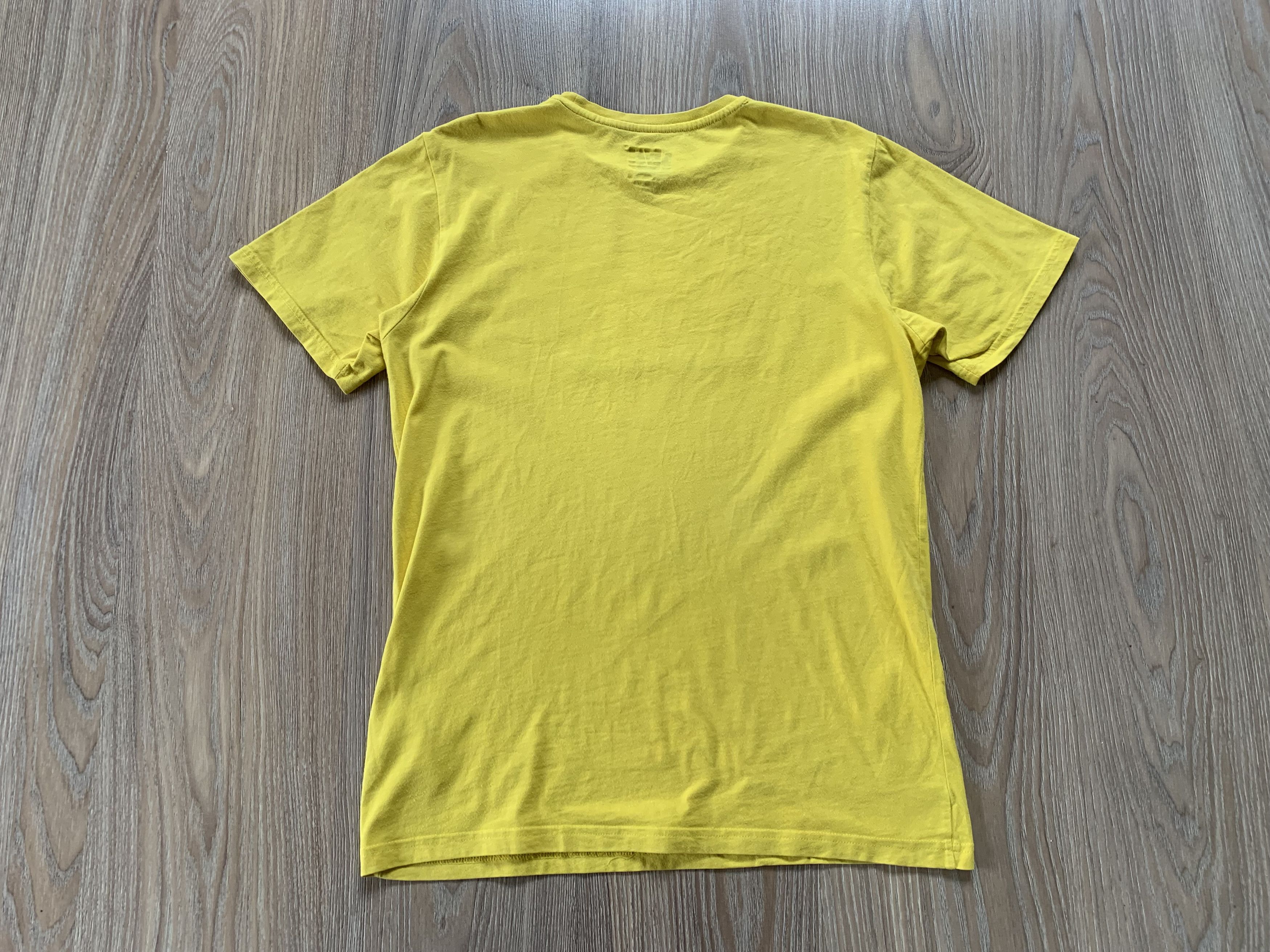 Helly Hansen Helly Hansen Center Logo Printed Yellow Cotton T-Shirt Size US S / EU 44-46 / 1 - 3 Thumbnail