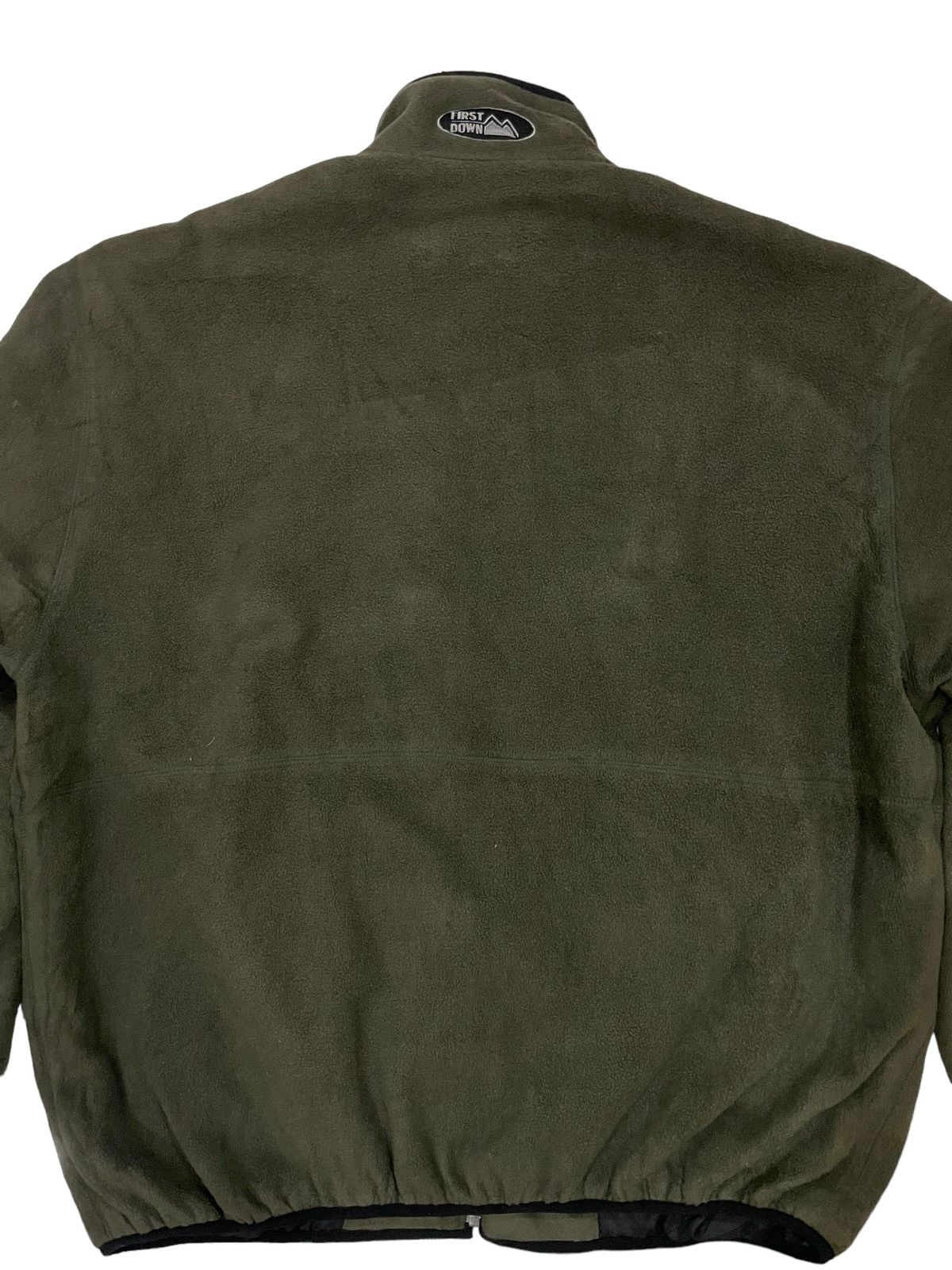 Other Y2K FIRST DOWN USA Fleece Sherpa Faux Zipped Jacket Size US XXL / EU 58 / 5 - 14 Thumbnail