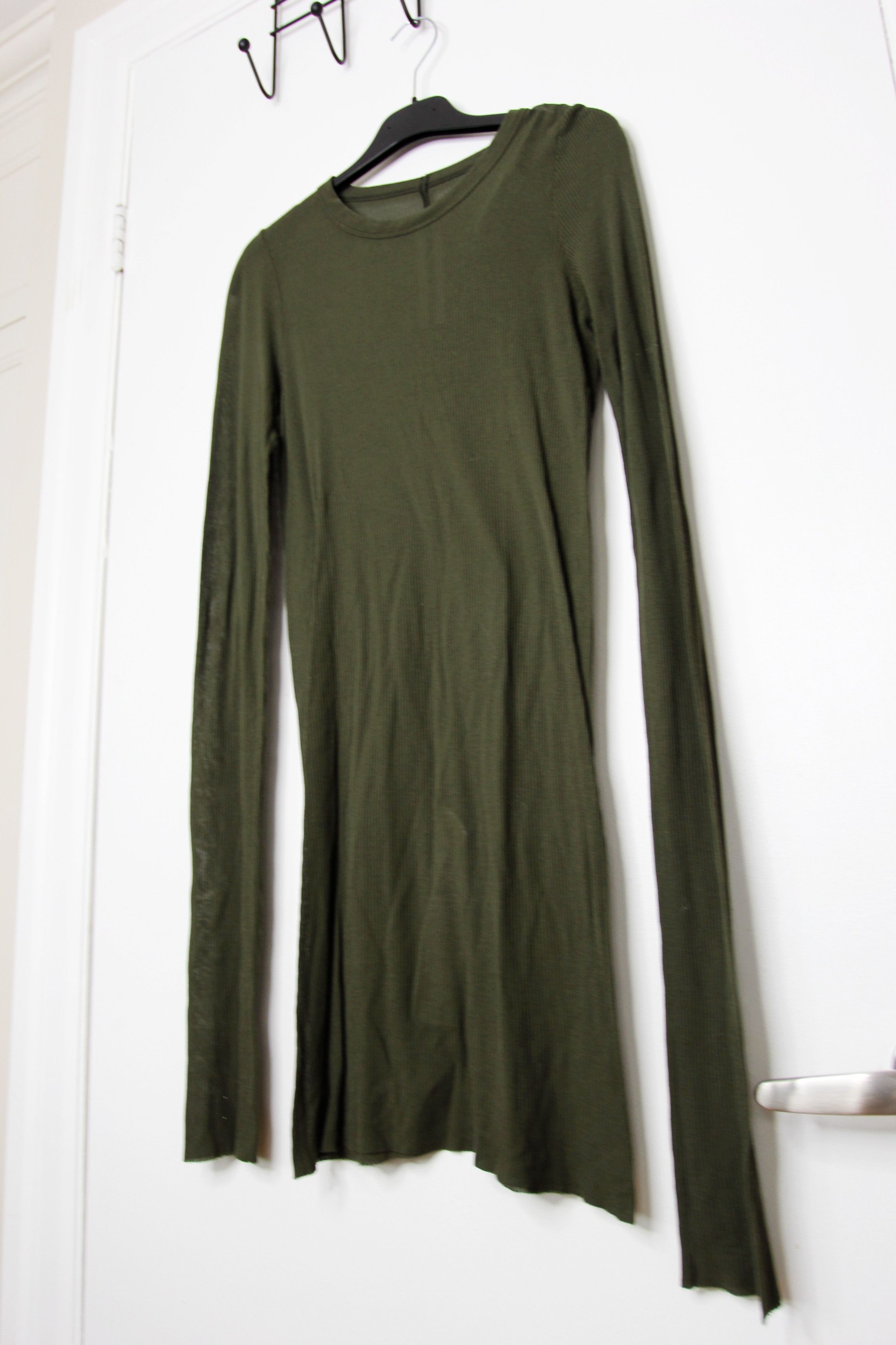 Rick Owens BNWT AW24 RICK OWENS "PORTERVILLE" RIB LS T TSHIRT FOREST S Size US S / EU 44-46 / 1 - 5 Thumbnail