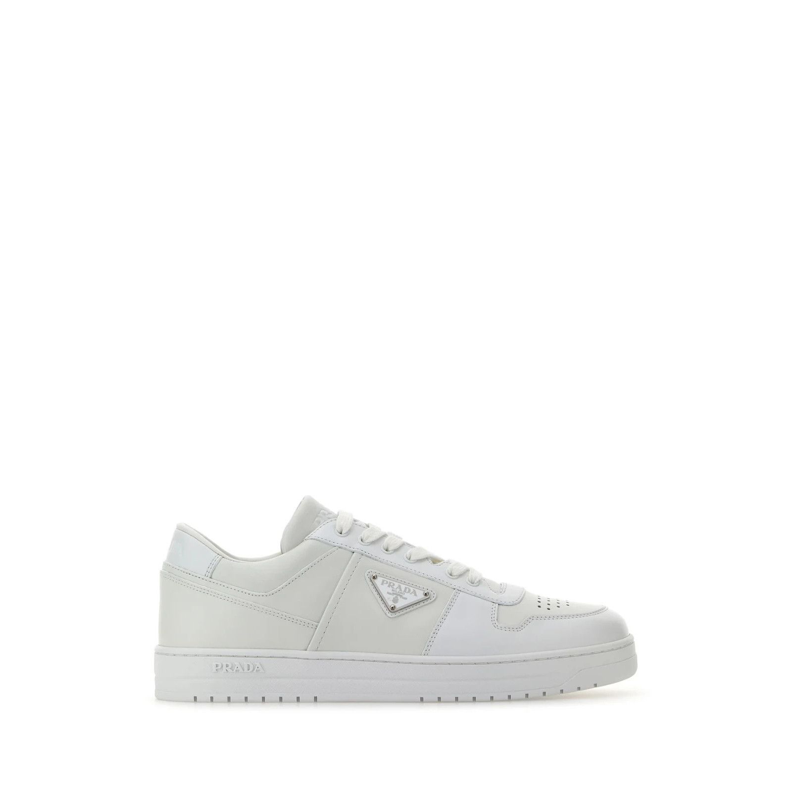 PRADA Downtown White Leather Sneakers New And Authentic (Men