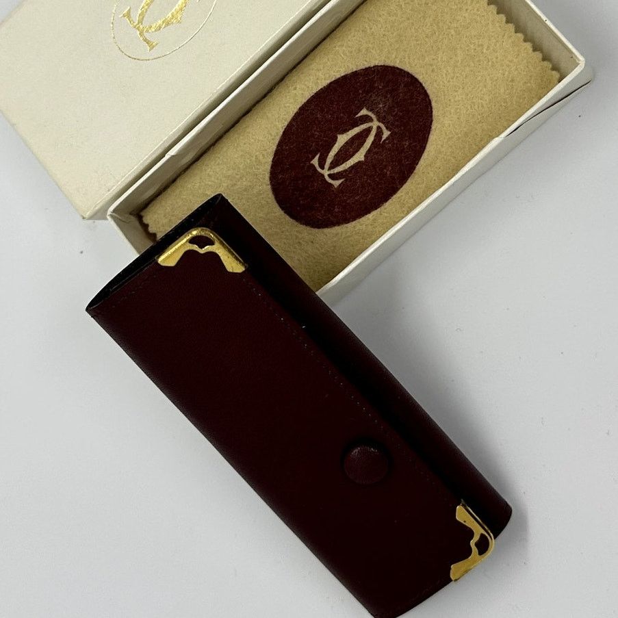 Cartier CARTIER Vintage Leather Key Case/HolderRARE box&dustbag EUC Size ONE SIZE - 2 Thumbnail