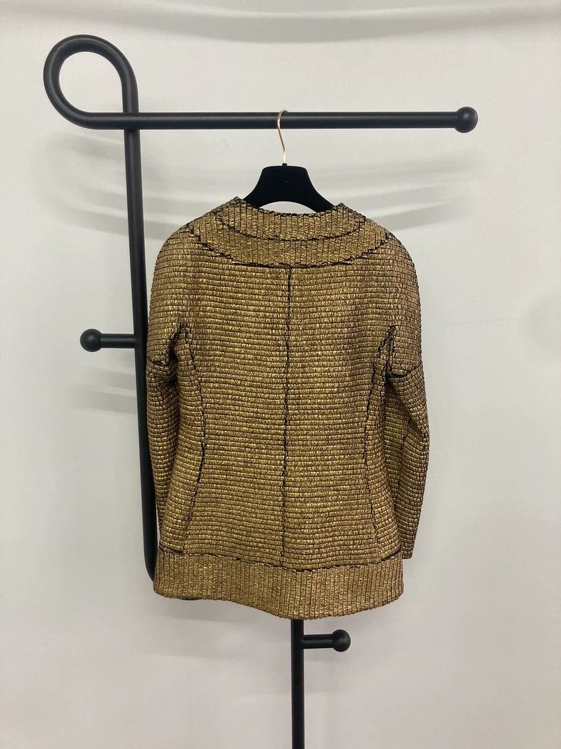 Chanel Chanel Egyptian series of the golden coat of the holy beet Size XS / US 0-2 / IT 36-38 - 2 Thumbnail