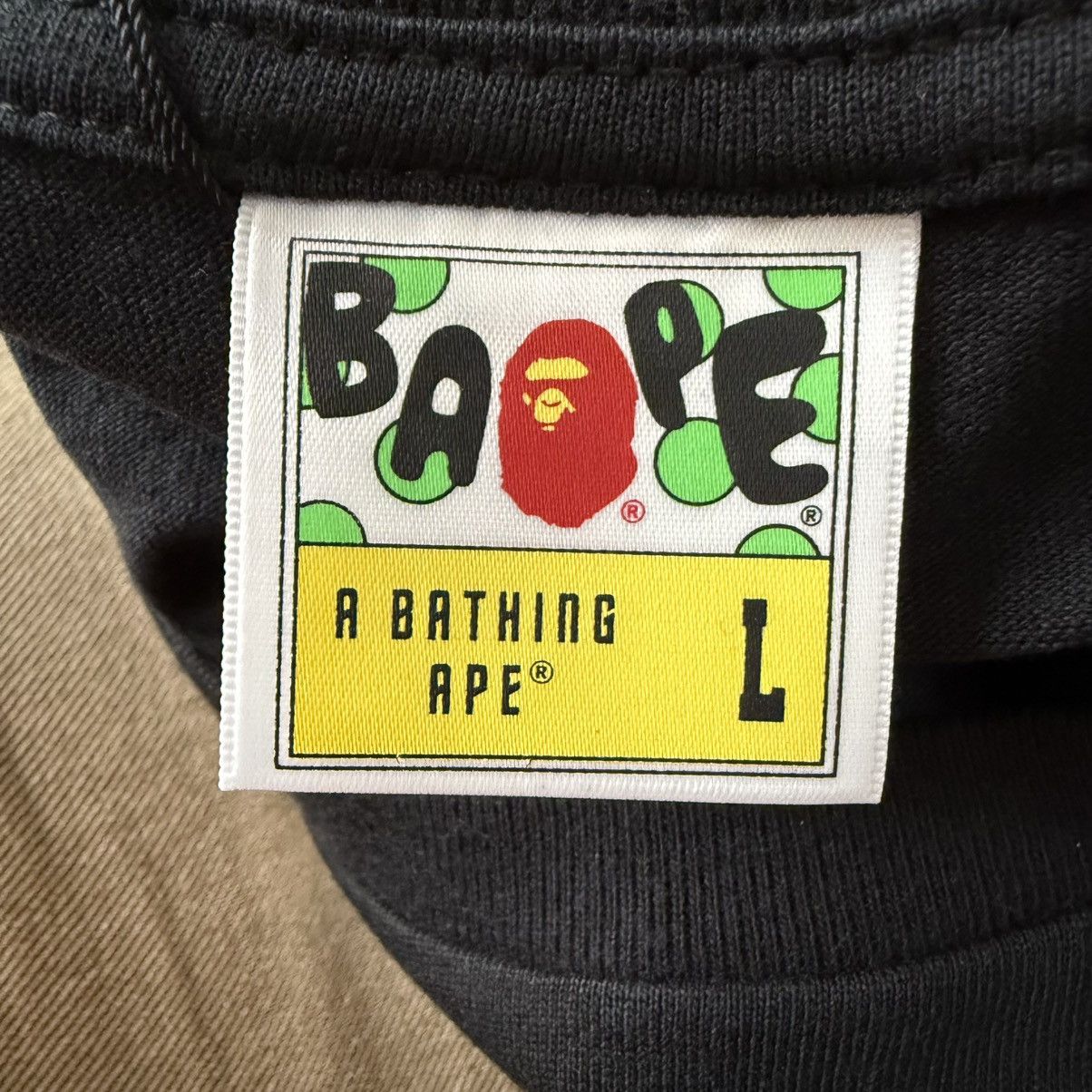 Bape Bape shark funthera militia t-shirt Size US L / EU 52-54 / 3 - 13 Thumbnail