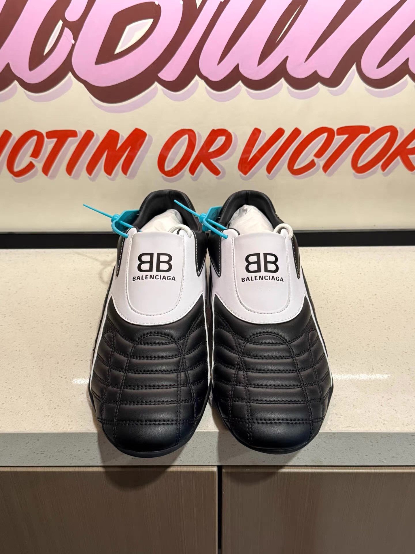 Balenciaga Balenciaga Zen Men's low-top leather soccer-inspired Ｑ20 Size US 8.5 / EU 41-42 - 2 Thumbnail