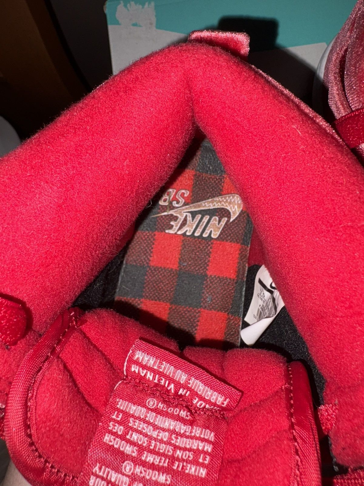 Nike SB Nike SB Dunk High Red velvet Size US 7.5 / EU 40-41 - 8 Thumbnail