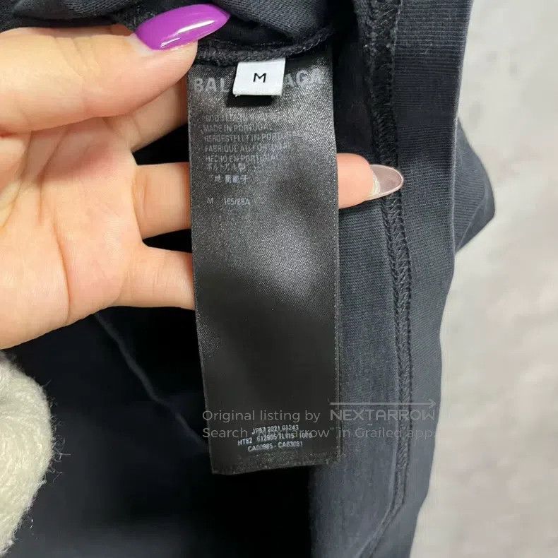 Balenciaga Balenciaga Black solid color letter logo pattern short-sle Size US M / EU 48-50 / 2 - 3 Thumbnail