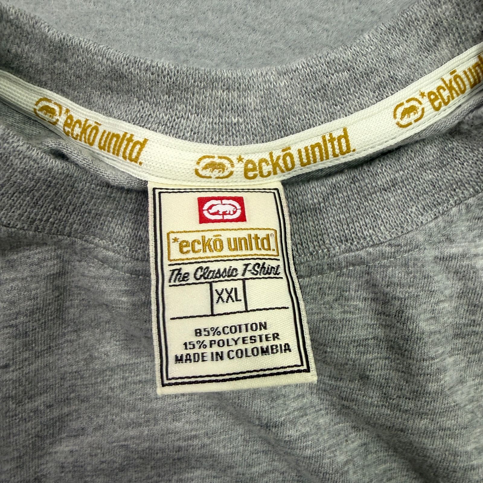 Ecko Unltd. Vintage Ecko Unltd Graphic Shirt Men's 2XL Gray y2k Grunge Size US XXL / EU 58 / 5 - 5 Thumbnail