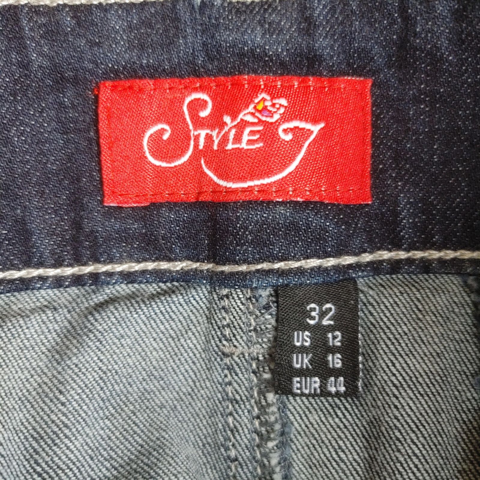 Other Style J Womens 32 Medium Wash Wide Leg Retro Fit Flare Jeans Size 32" / US 10 / IT 46 - 3 Thumbnail