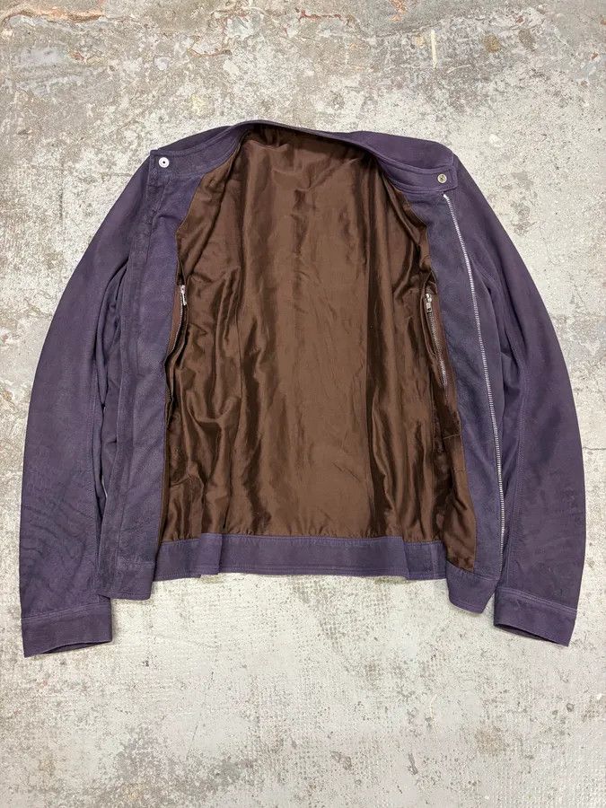 Rick Owens Rick Owens Purple Suede Leather Jacket Size US M / EU 48-50 / 2 - 6 Thumbnail