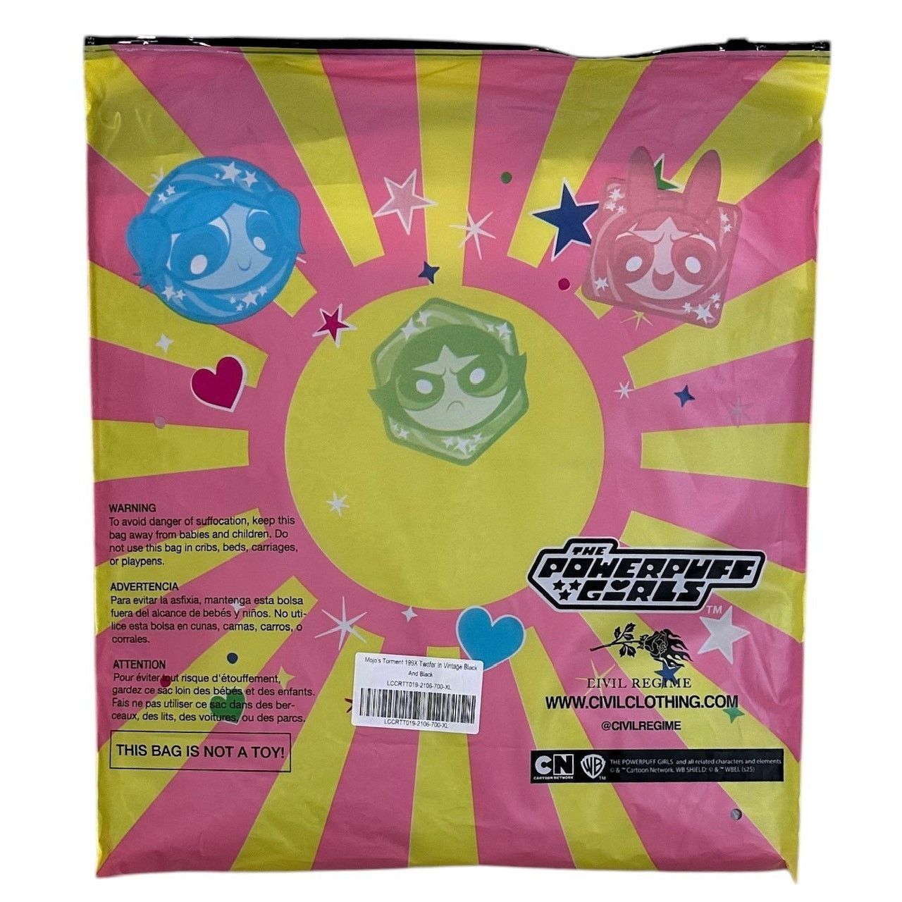 Civil Regime Civil Regime Powerpuff Girls Mojo's Torment 199X Twofer Tee Size US XL / EU 56 / 4 - 5 Thumbnail