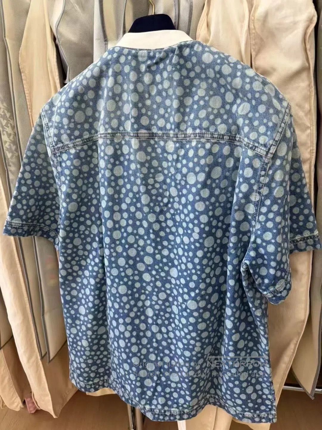 Yayoi Kusama Louis Vuitton Yayoi Kusama Polka Dot Denim Baseball Jacket. Size US M / EU 48-50 / 2 - 2 Thumbnail