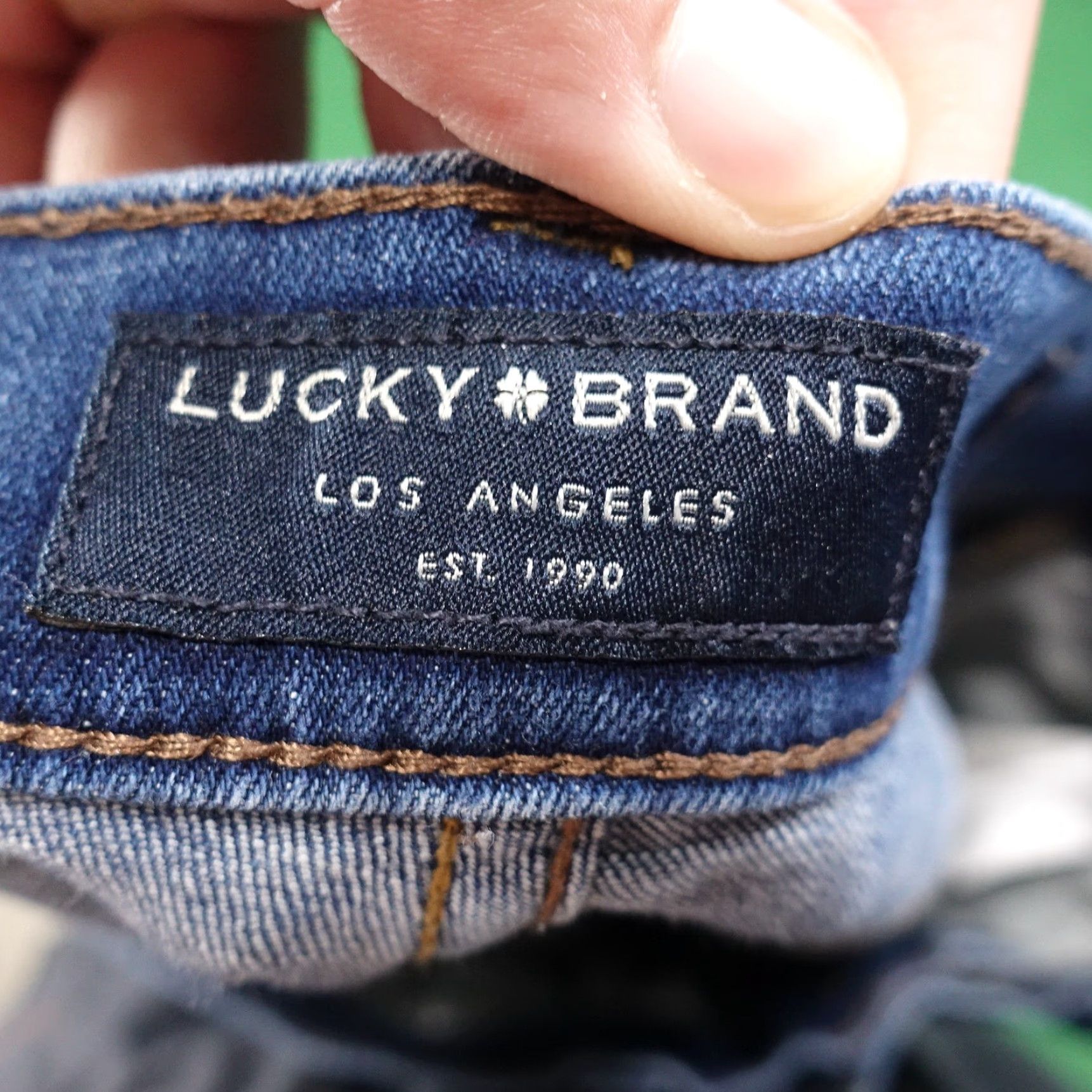 Lucky Brand Lucky Brand Jeans Womens 4 27 Blue Mid Rise Crop Ava Stretch Denim Skinny -P2 Size 27" / US 4 / IT 40 - 7 Thumbnail
