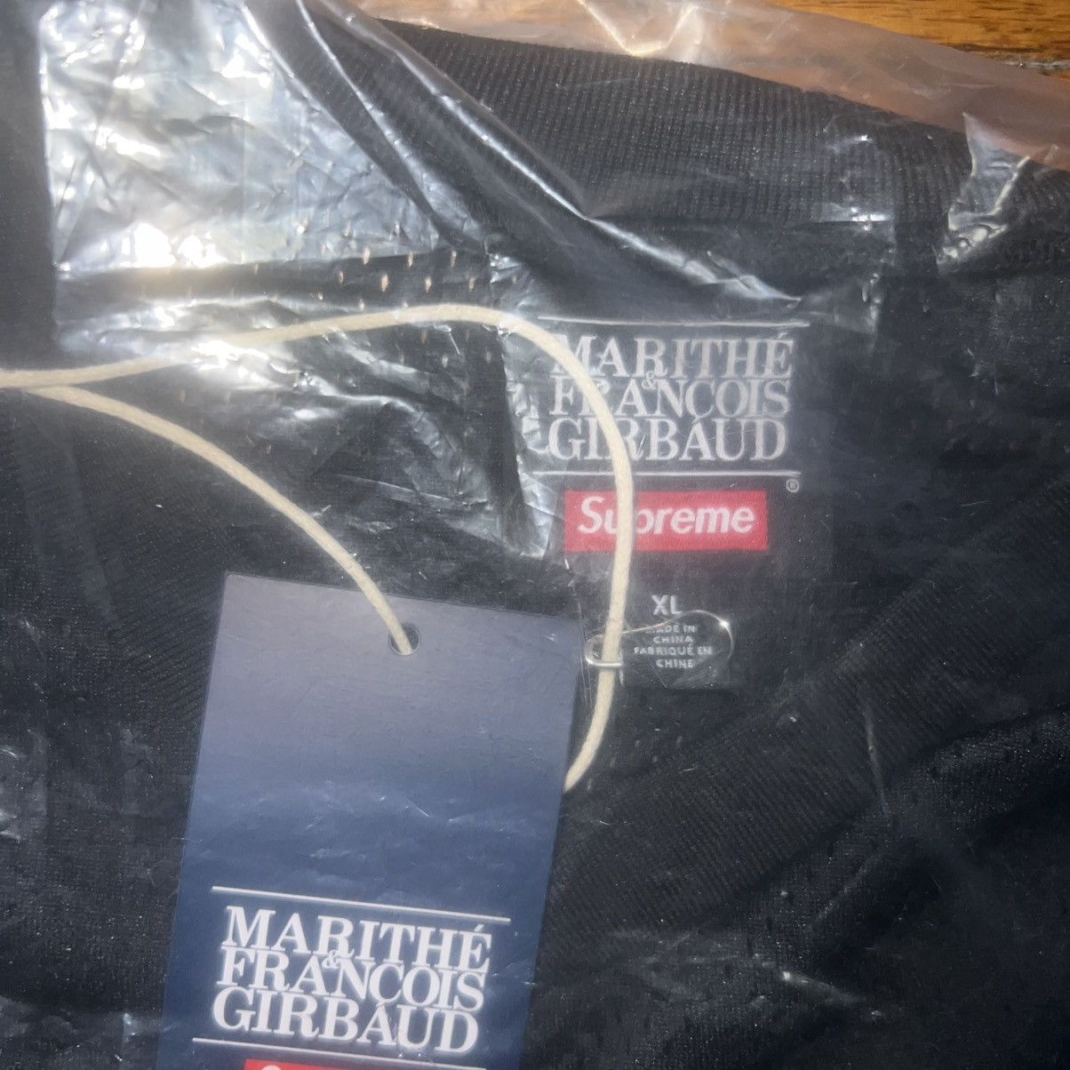 Supreme Supreme Marithe & Francois Girbaud Hockey Jersey Black XL Size US XL / EU 56 / 4 - 4 Thumbnail