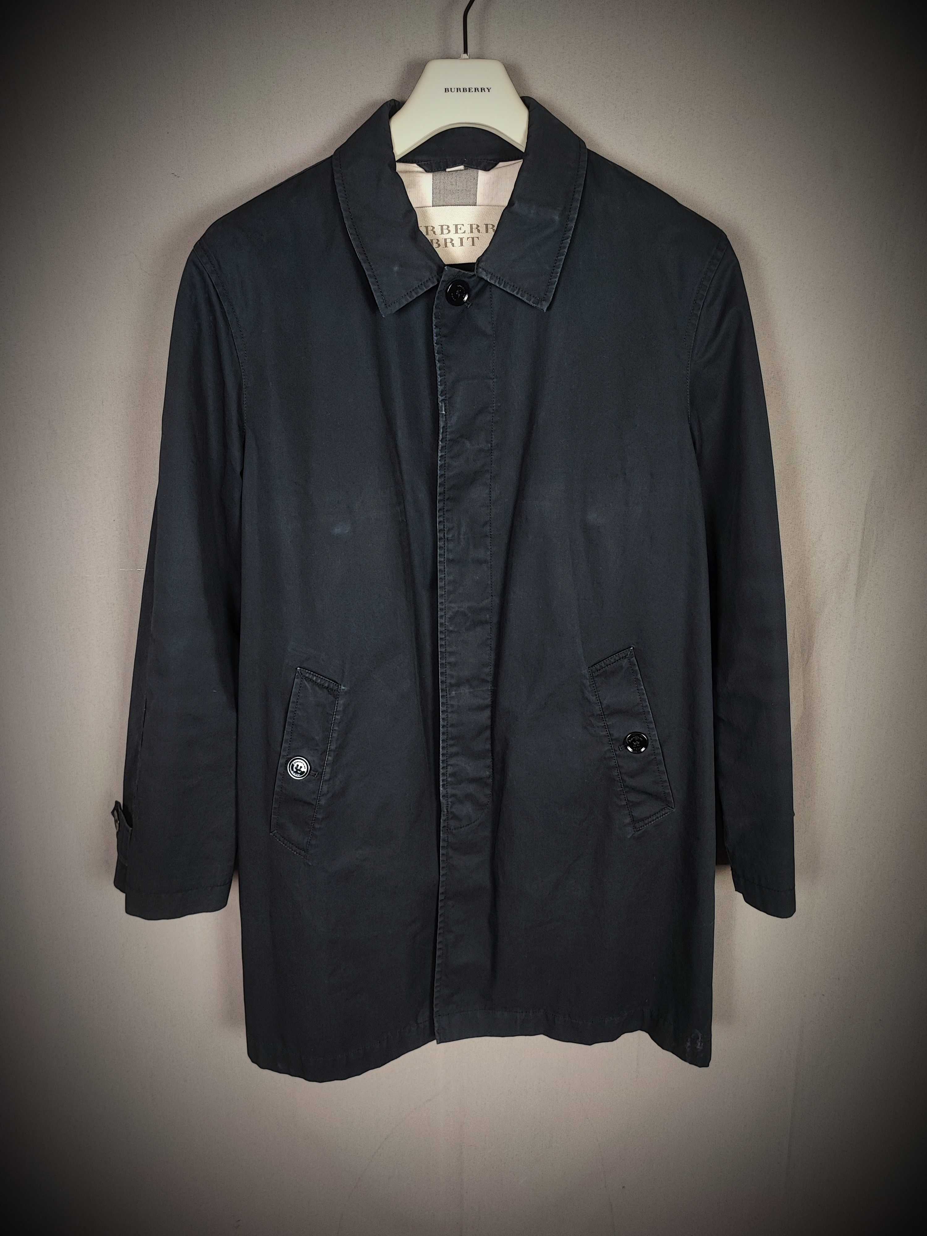 Burberry 🔥 Burberry Raincoat Size XL black🔥 Size US XL / EU 56 / 4 - 2 Thumbnail