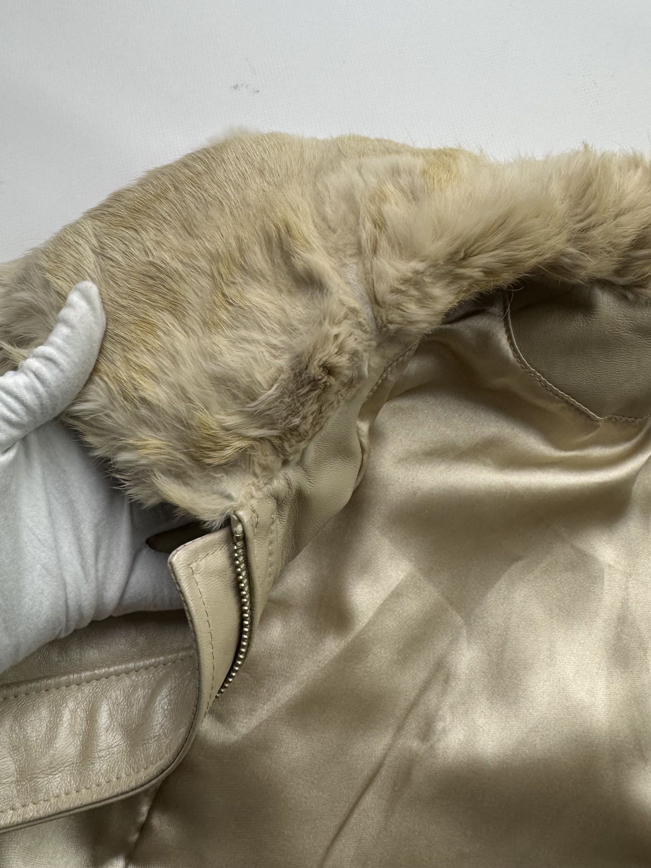 Vintage Vintage Real Fur/Leather Cropped Jacket B562(V355)E2 Size S / US 4 / IT 40 - 16 Thumbnail