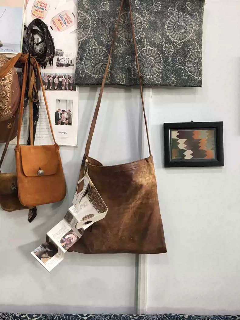 バッグ visvim 24AWLEATHER MUSETTE BAG DMGD visvim 24AW LEATHER MUSETTE BAG DMGD – Vintage Concept Store