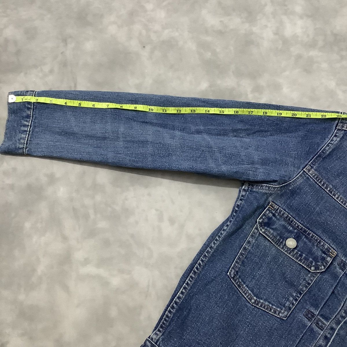 Uniqlo Uniqlo Trucker Denim Jacket Type 2 Size US S / EU 44-46 / 1 - 13 Thumbnail