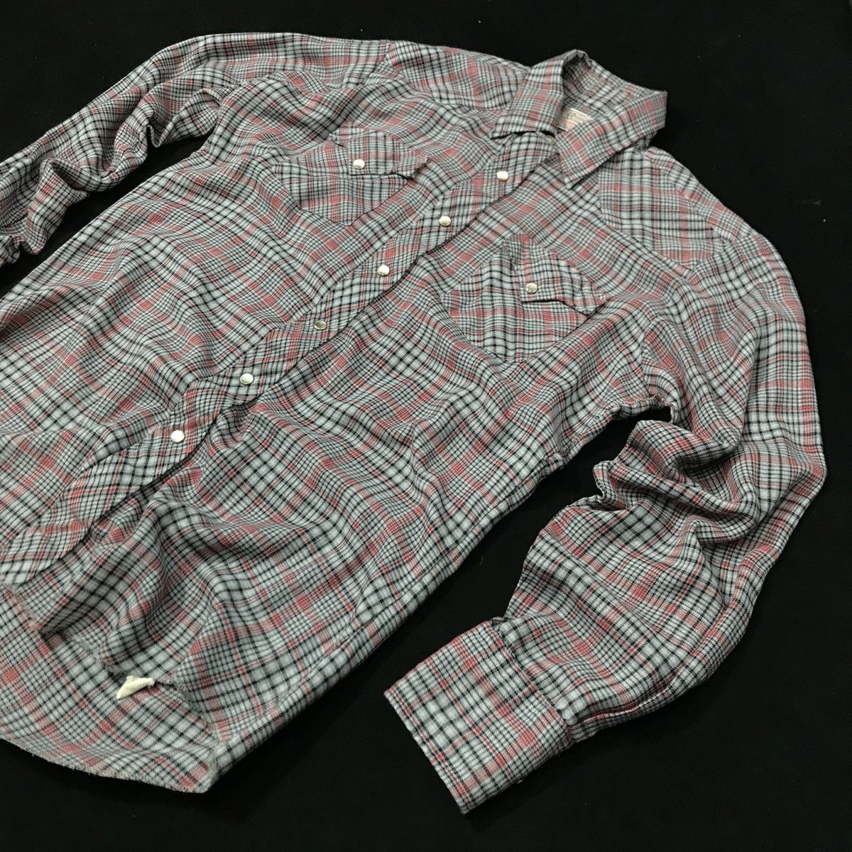 Rockmount Ranch Wear × Vintage H Bar C Ranchwear Permanent Press Long Tail Western Shirt Size US L / EU 52-54 / 3 - 2 Thumbnail