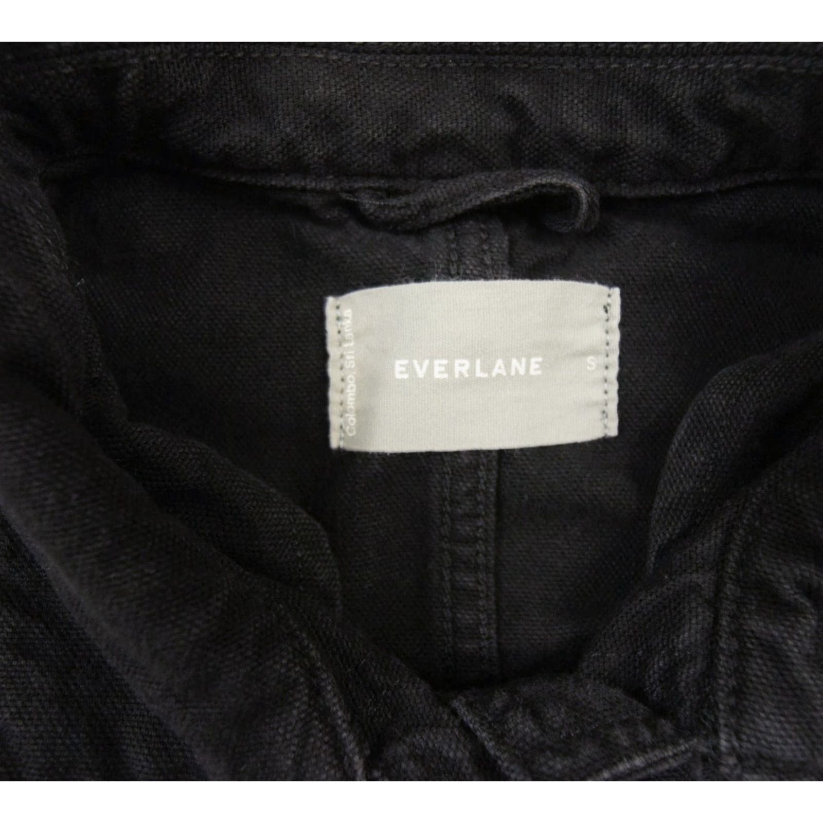 Everlane Everlane Women's Canvas Jacket Small Black Utility Outdoor Casual Long Sleeve Size S / US 4 / IT 40 - 5 Thumbnail